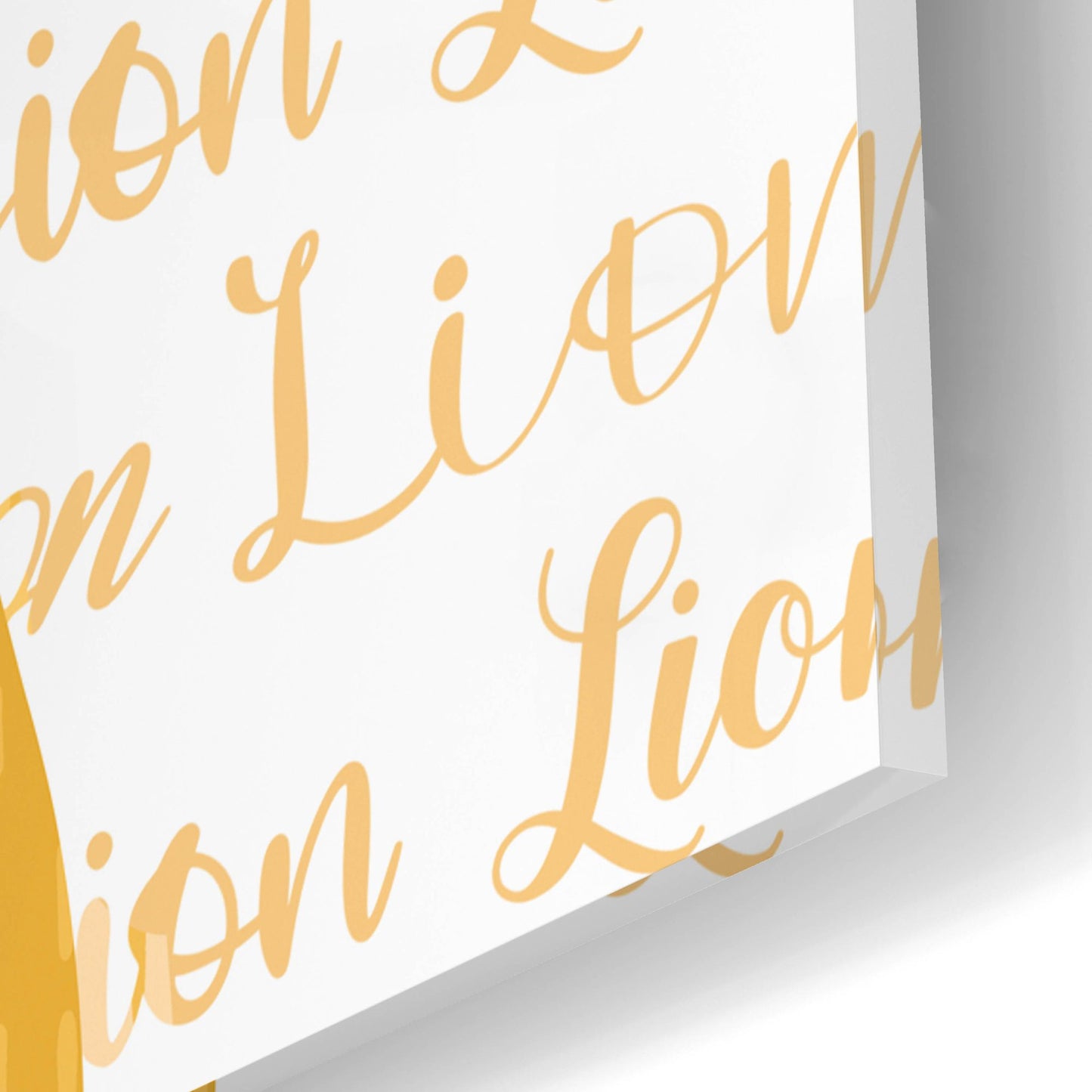 Epic Art 'Baby Lion    ' by Lisa Larson, Acrylic Glass Wall Art,12x16
