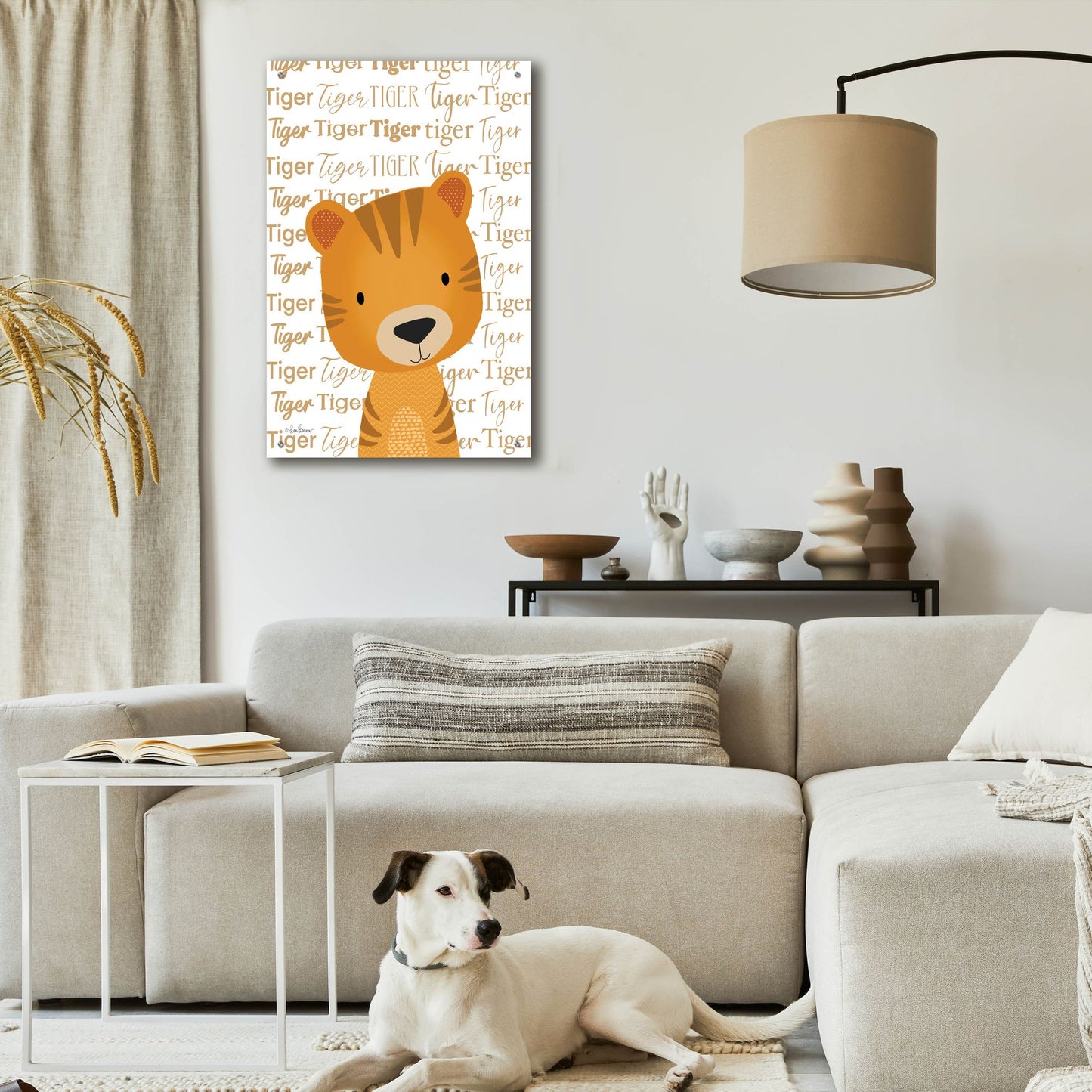 Epic Art 'Baby Tiger    ' by Lisa Larson, Acrylic Glass Wall Art,24x36