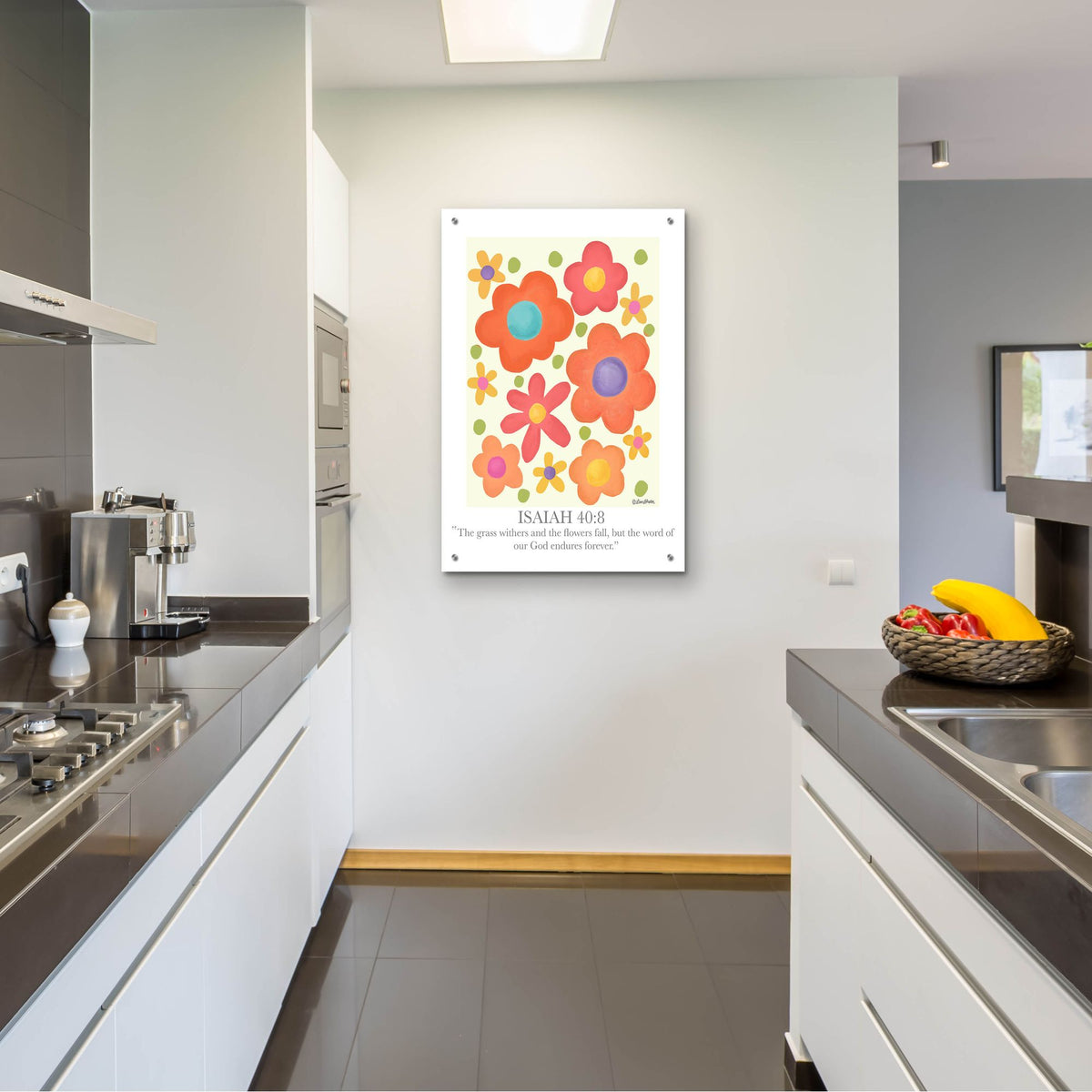 Epic Art 'The Word of Our God' by Lisa Larson, Acrylic Glass Wall Art,24x36
