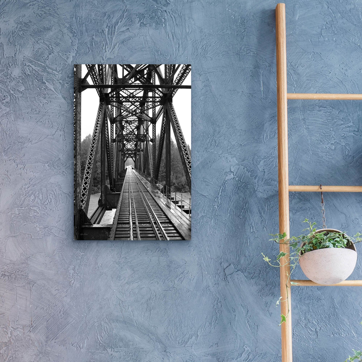 Epic Art 'The Alaskan Railroad' by Lori Deiter, Acrylic Glass Wall Art,16x24