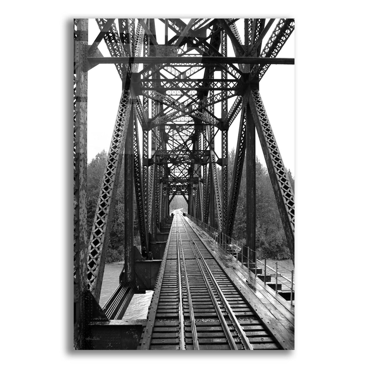 Epic Art 'The Alaskan Railroad' by Lori Deiter, Acrylic Glass Wall Art