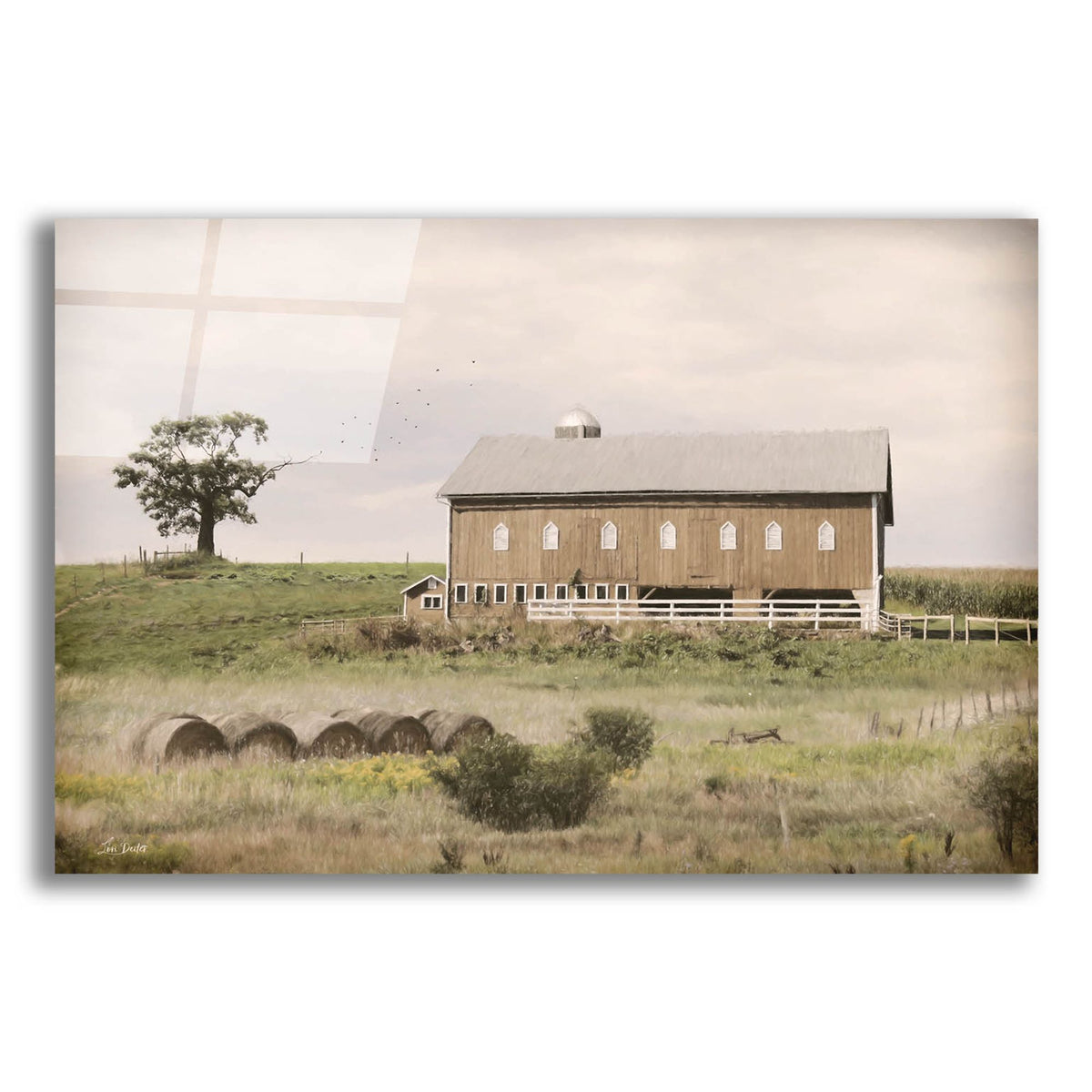Epic Art 'Yesteryear on the Farm' by Lori Deiter, Acrylic Glass Wall Art