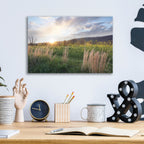Epic Art 'Country Sunset ' by Lori Deiter, Acrylic Glass Wall Art,16x12