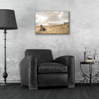 Epic Art 'Golden Coastal Sunrise  ' by Lori Deiter, Acrylic Glass Wall Art,24x16