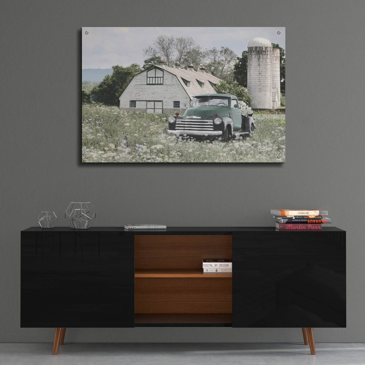 Epic Art 'Vintage View  ' by Lori Deiter, Acrylic Glass Wall Art,36x24