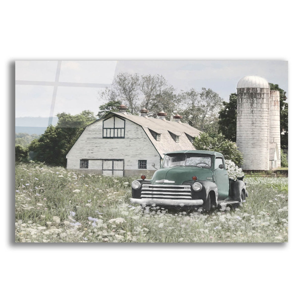 Epic Art 'Vintage View  ' by Lori Deiter, Acrylic Glass Wall Art