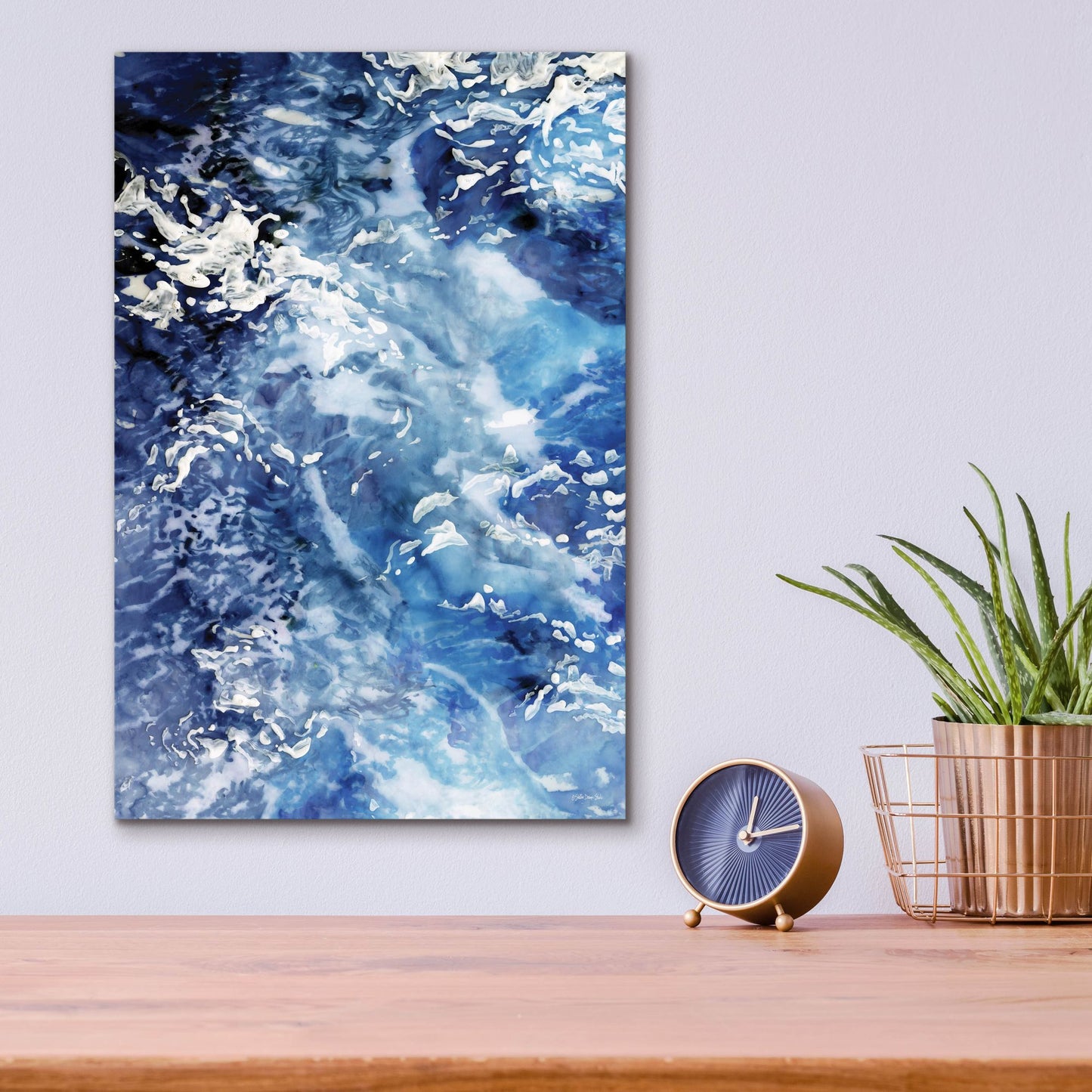 Epic Art 'Great Waves' by Stellar Design Studio, Acrylic Glass Wall Art,12x16