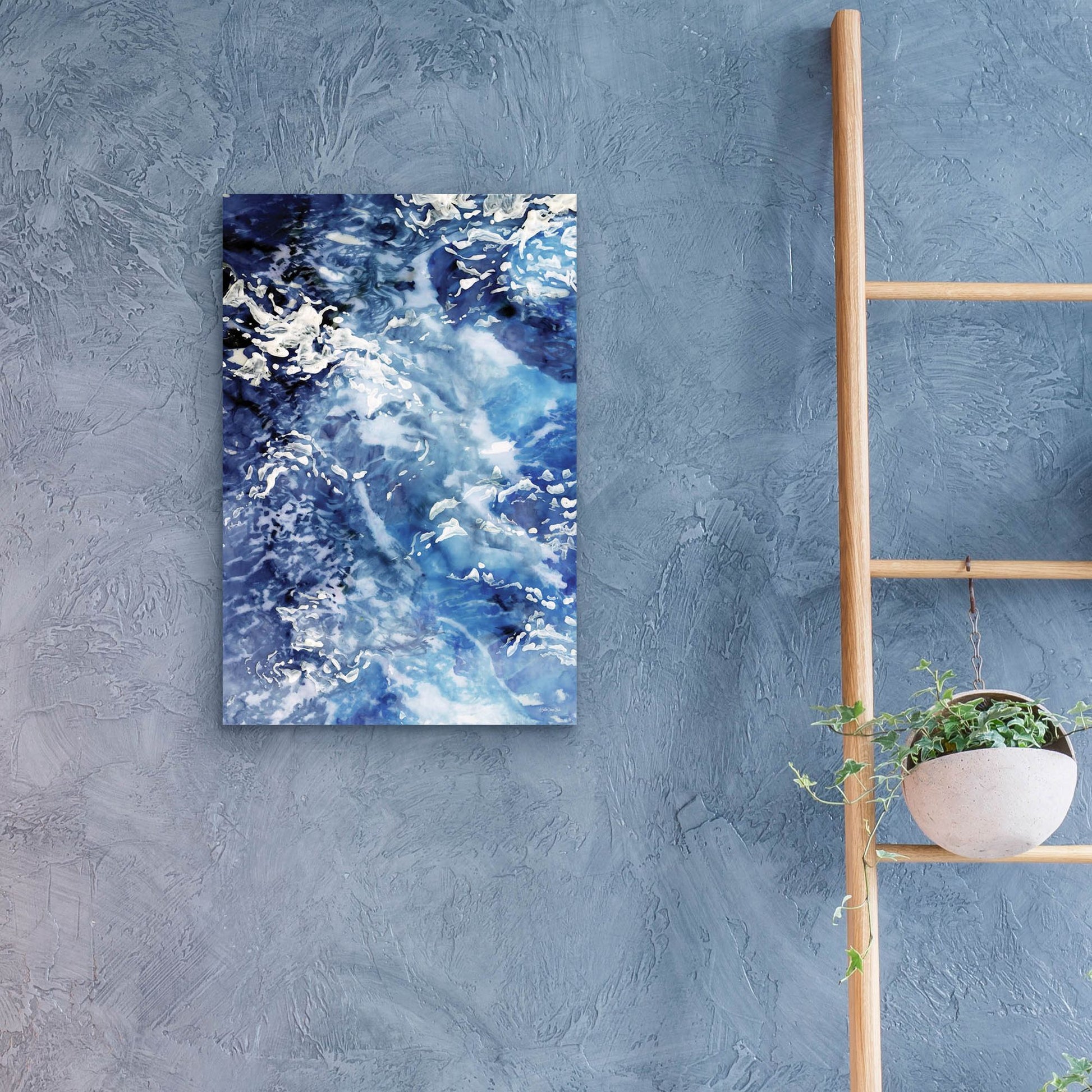 Epic Art 'Great Waves' by Stellar Design Studio, Acrylic Glass Wall Art,16x24