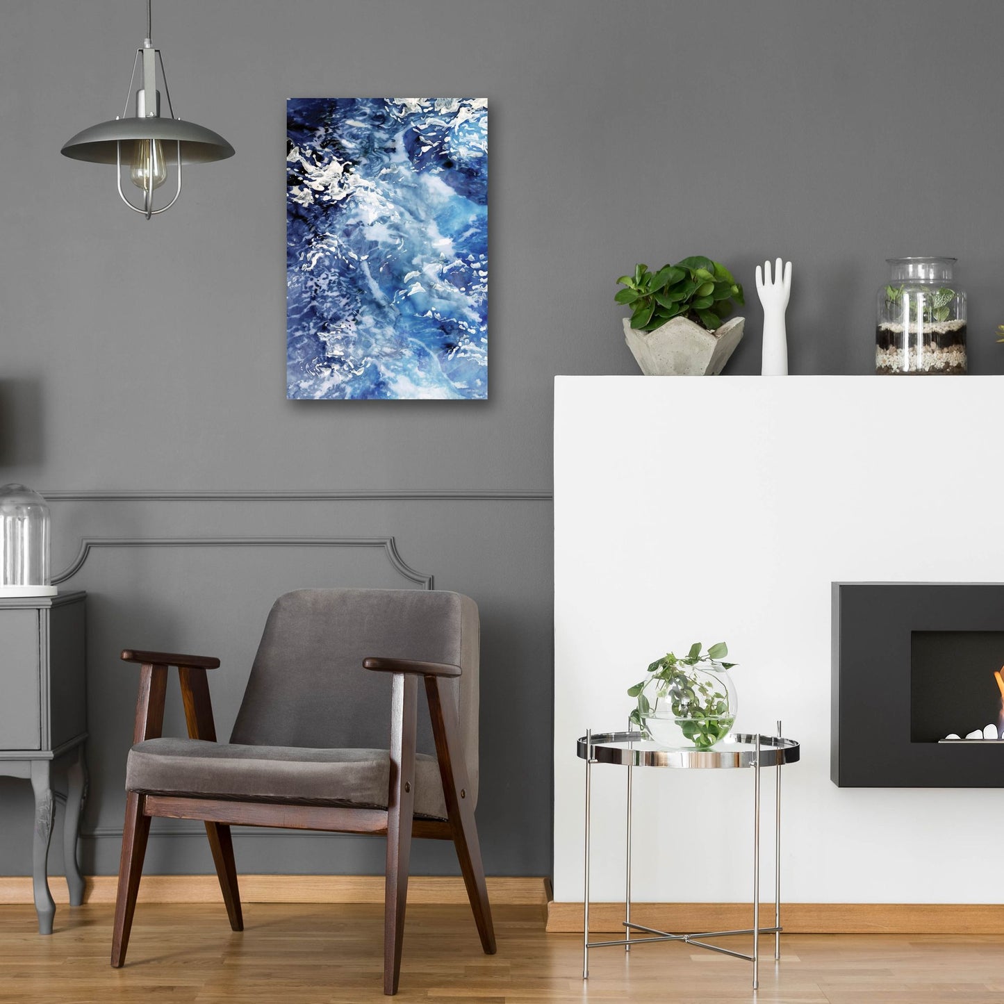 Epic Art 'Great Waves' by Stellar Design Studio, Acrylic Glass Wall Art,16x24