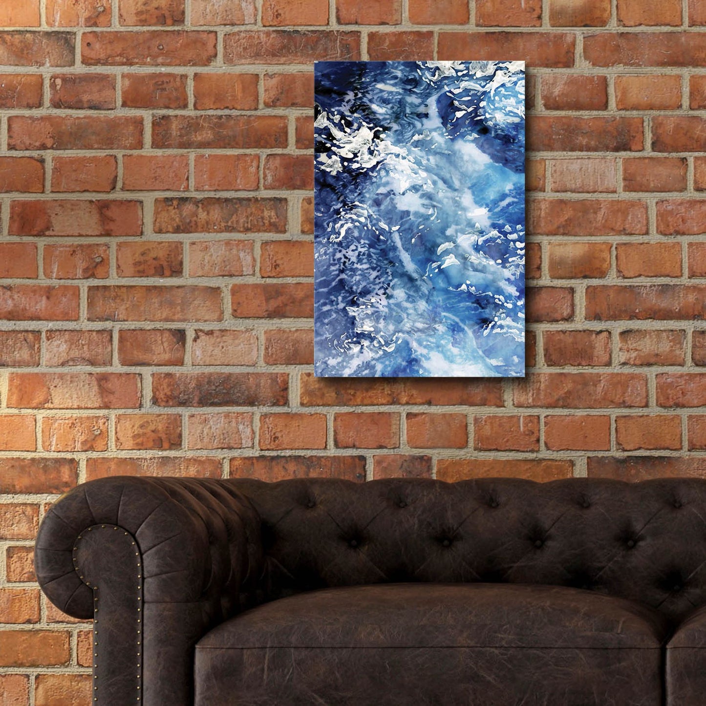 Epic Art 'Great Waves' by Stellar Design Studio, Acrylic Glass Wall Art,16x24