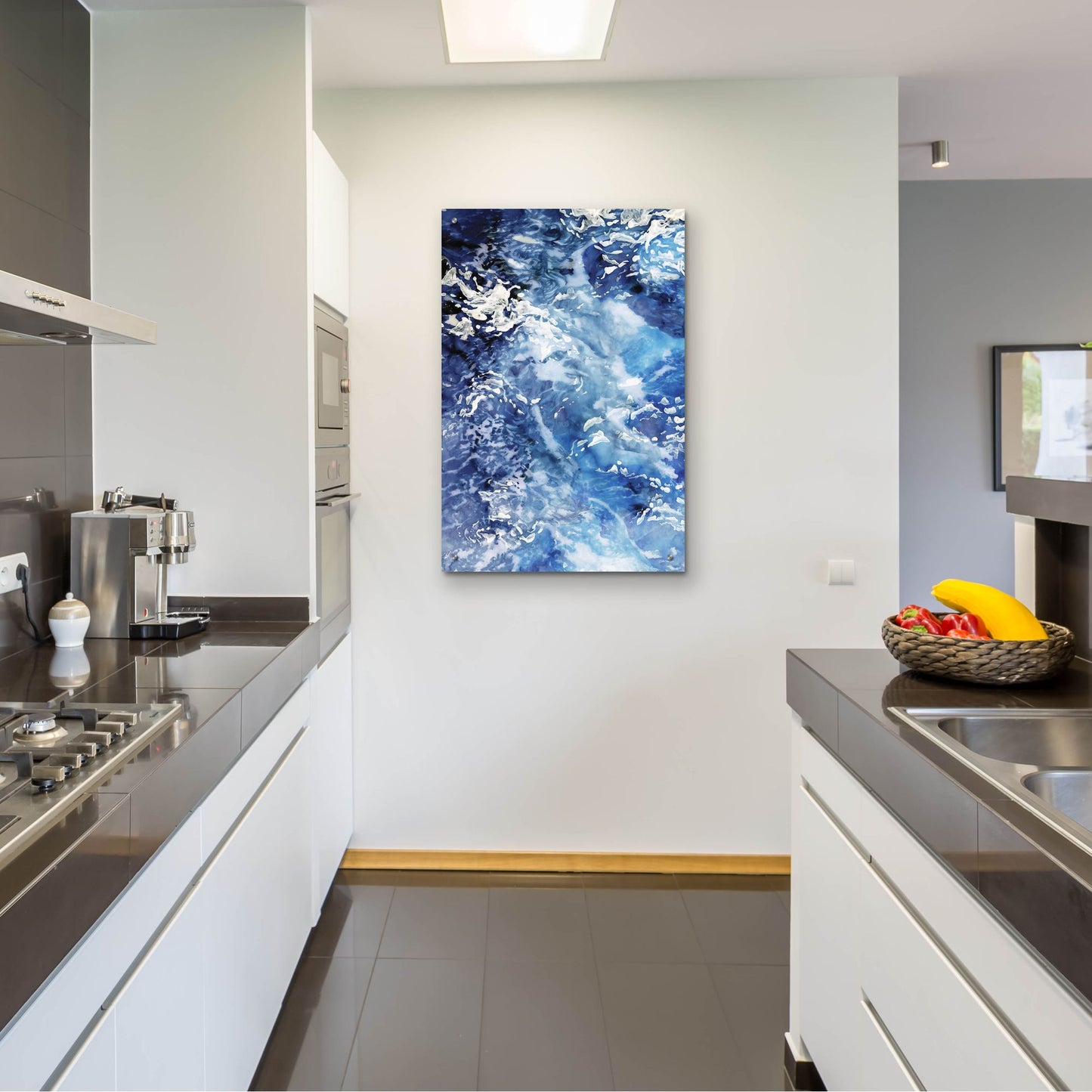 Epic Art 'Great Waves' by Stellar Design Studio, Acrylic Glass Wall Art,24x36