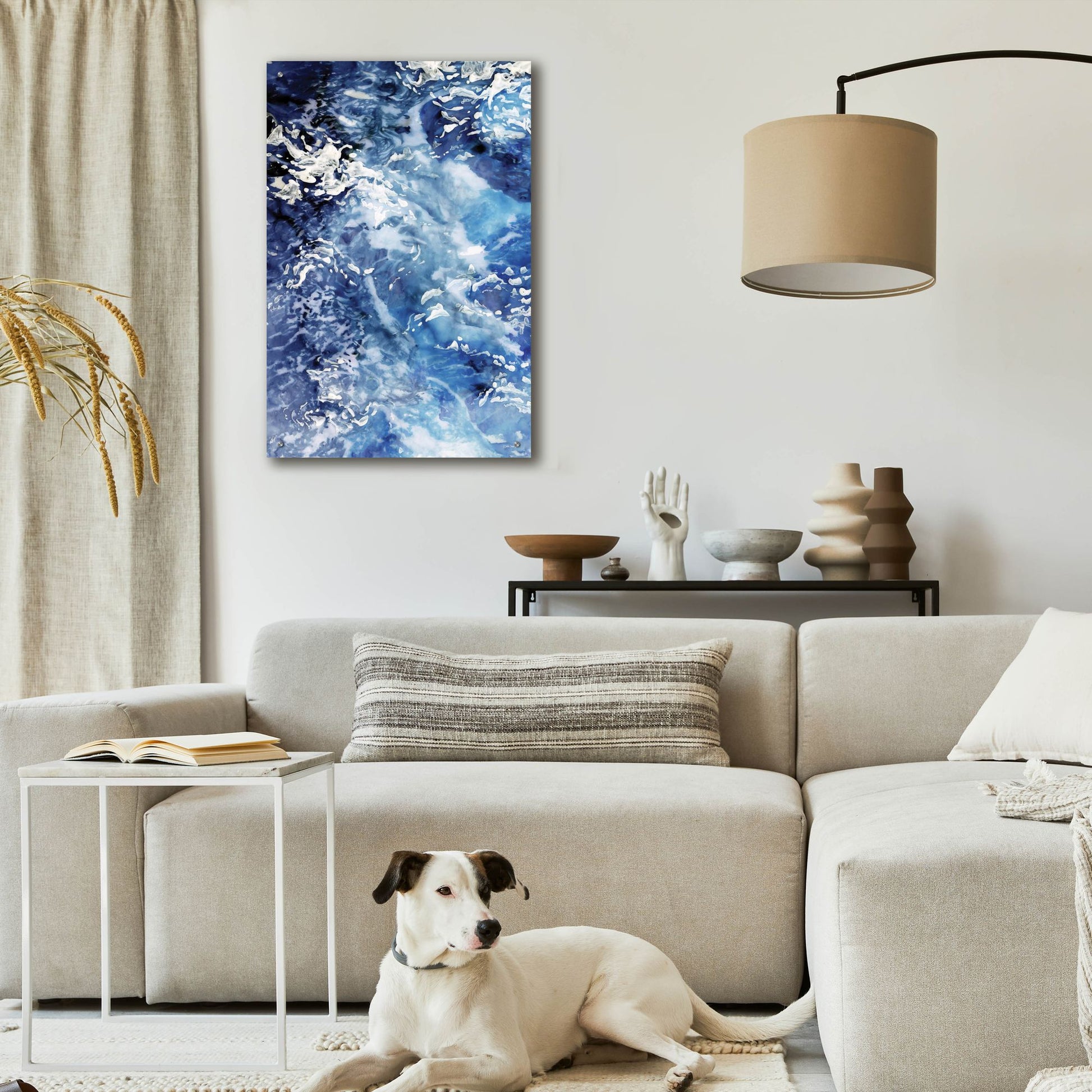 Epic Art 'Great Waves' by Stellar Design Studio, Acrylic Glass Wall Art,24x36