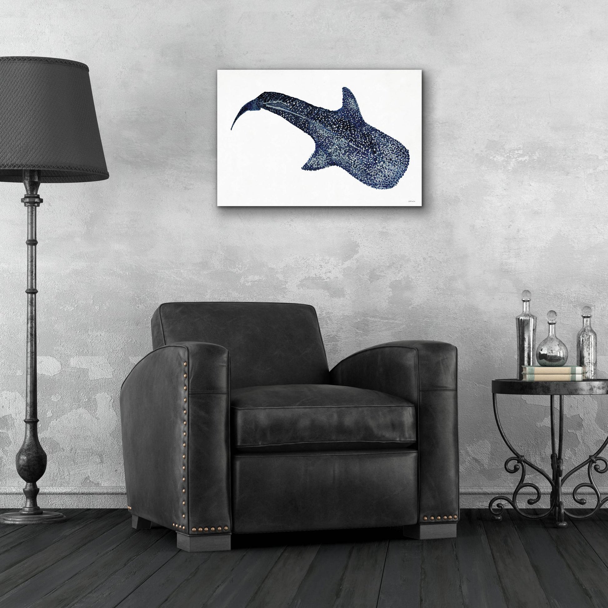 Epic Art 'Shark Whale 1' by Stellar Design Studio, Acrylic Glass Wall Art,24x16