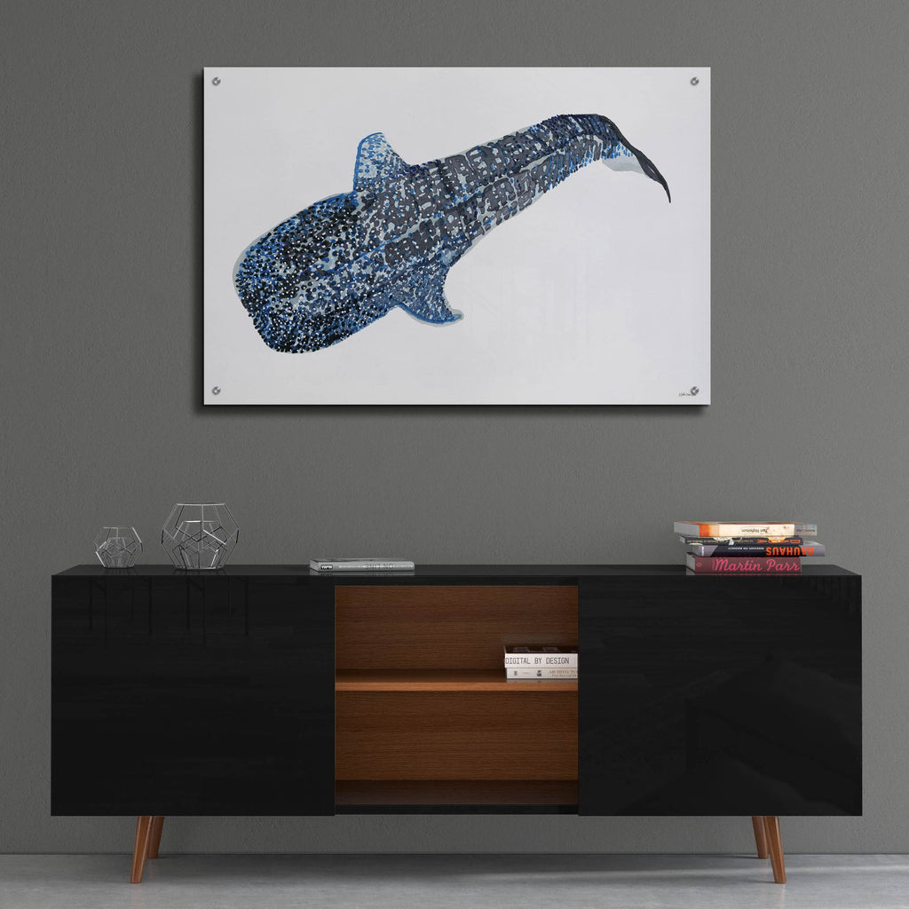 Epic Art 'Shark Whale 2' by Stellar Design Studio, Acrylic Glass Wall Art,36x24