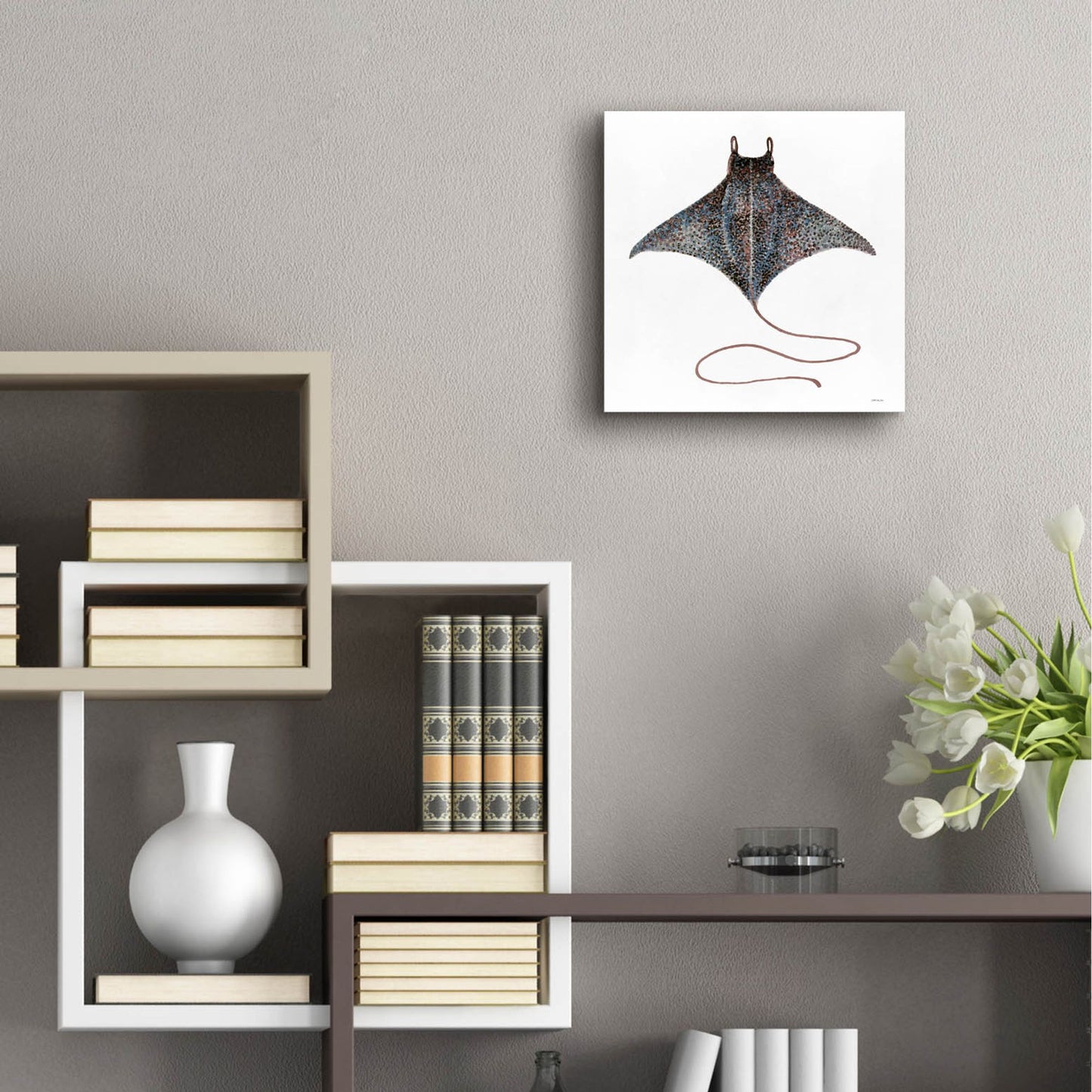 Epic Art 'Eagle Ray 2' by Stellar Design Studio, Acrylic Glass Wall Art,12x12