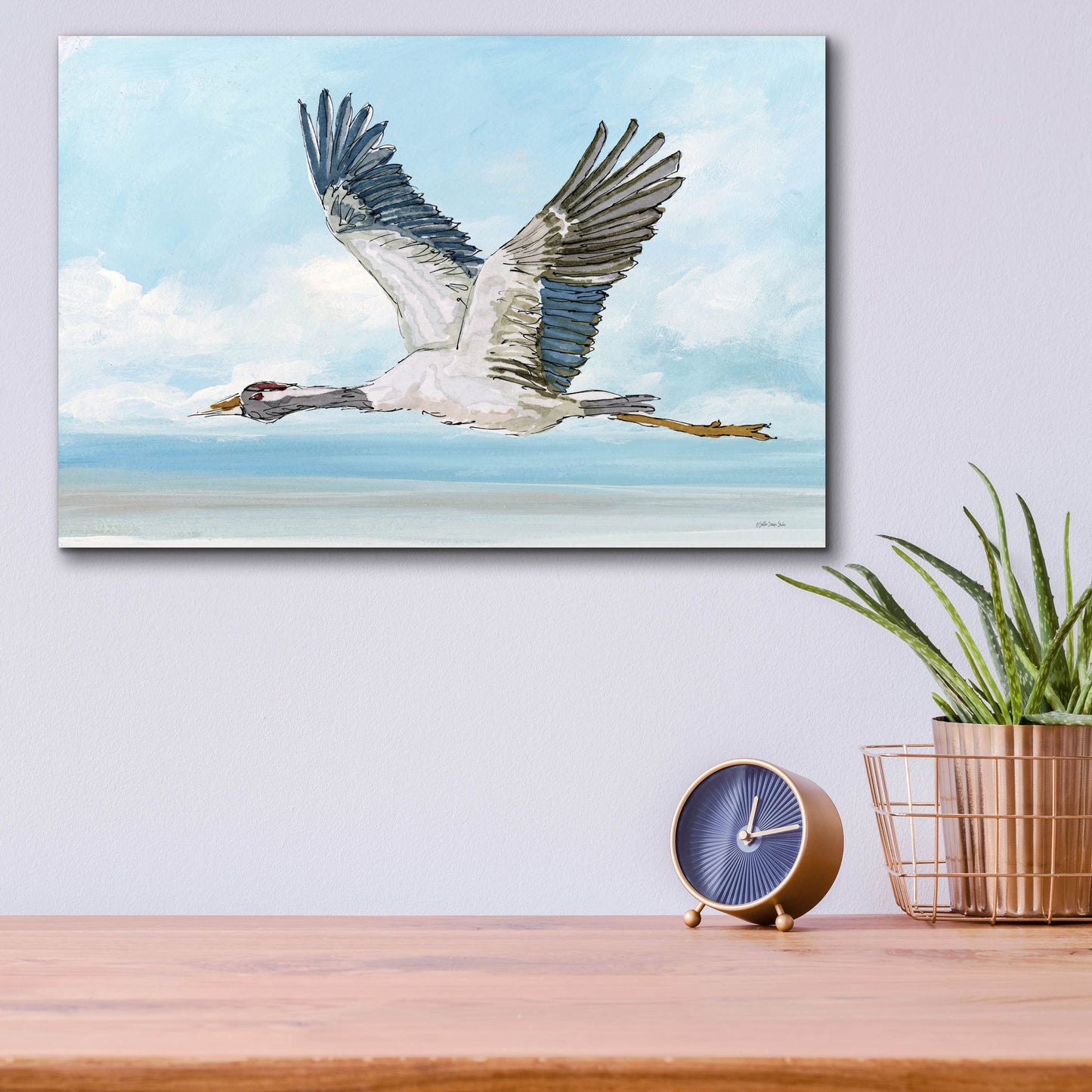 Epic Art 'In Flight 1' by Stellar Design Studio, Acrylic Glass Wall Art,16x12