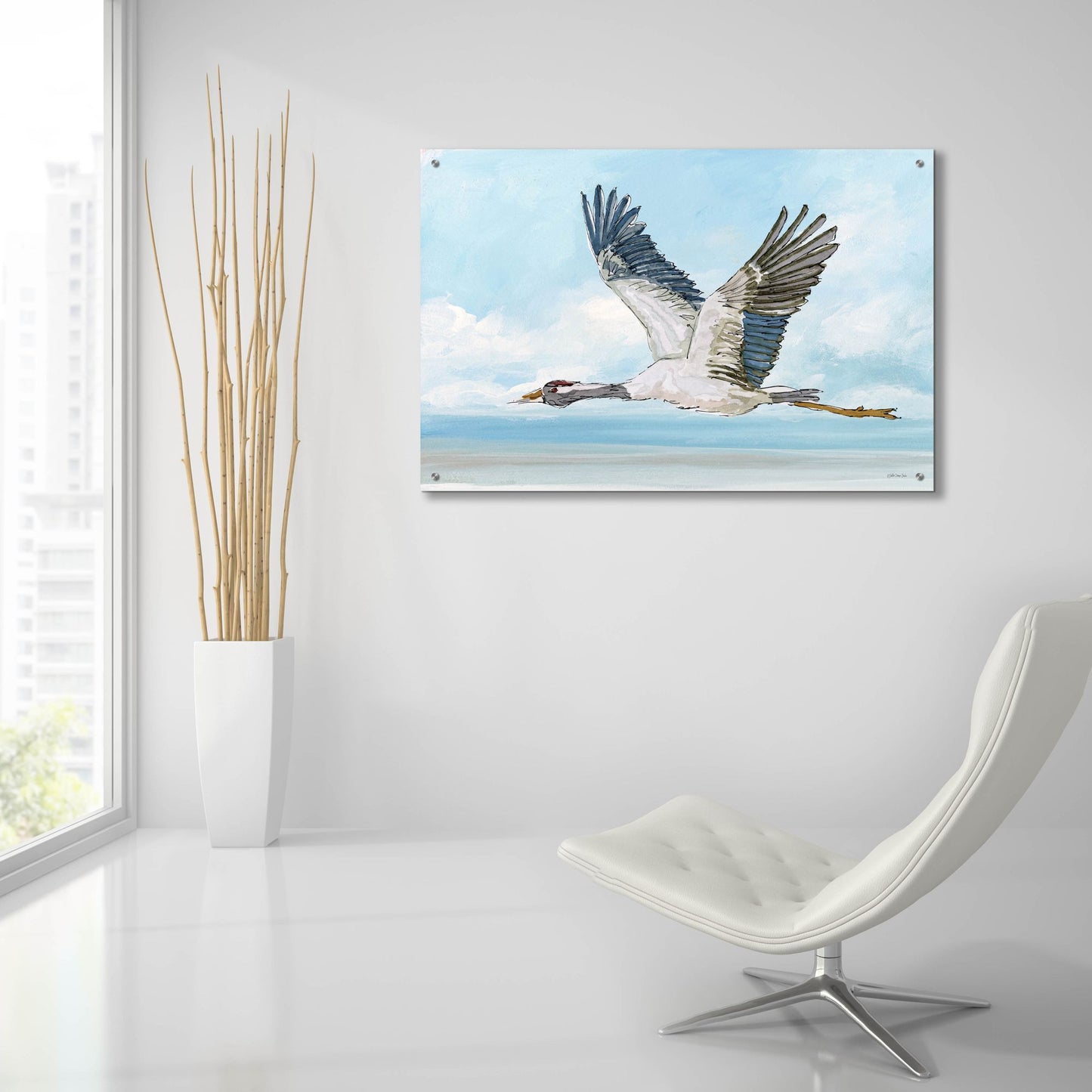 Epic Art 'In Flight 1' by Stellar Design Studio, Acrylic Glass Wall Art,36x24