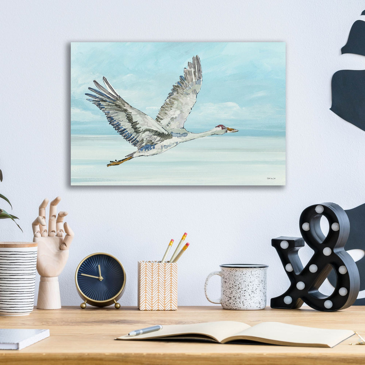 Epic Art 'In Flight 2' by Stellar Design Studio, Acrylic Glass Wall Art,16x12