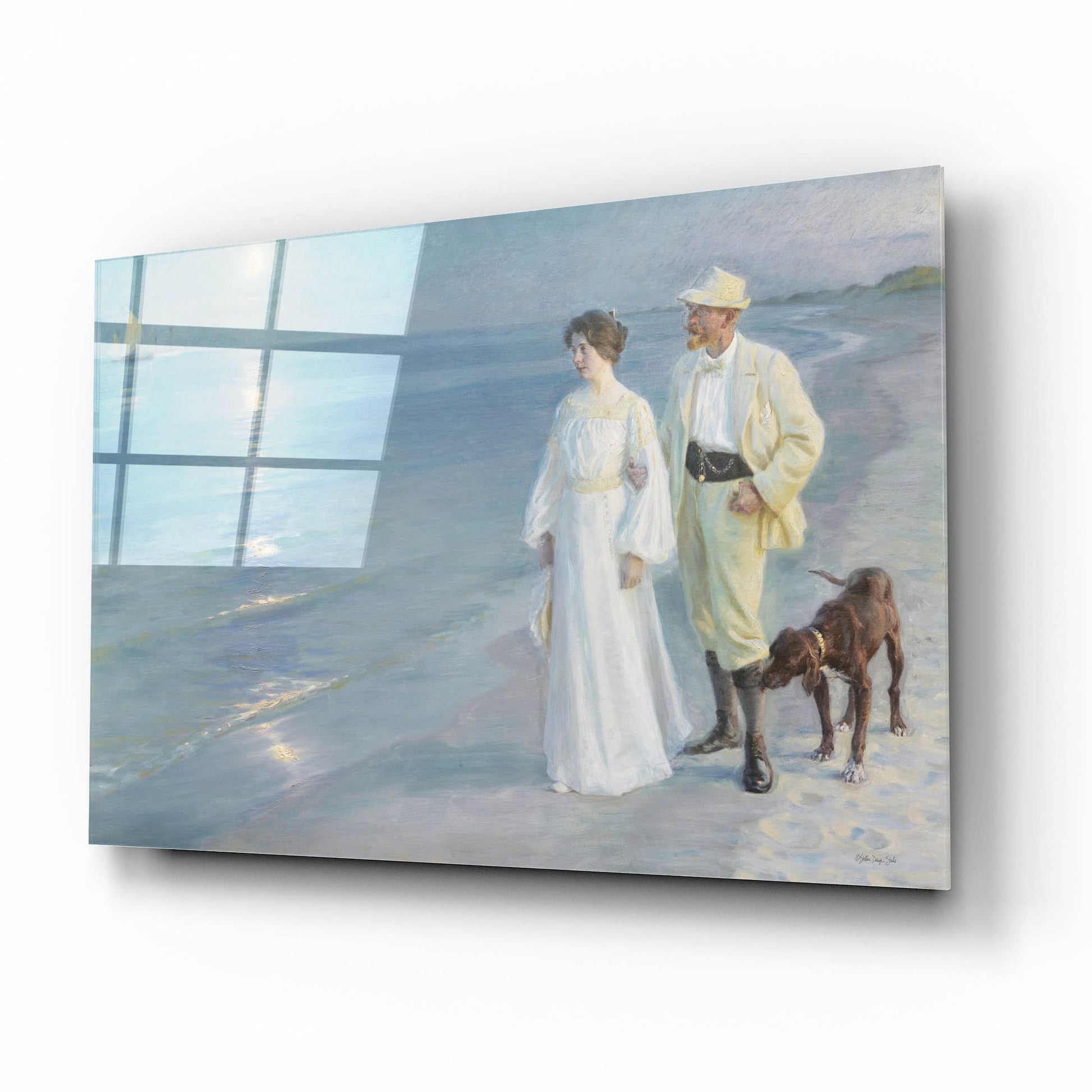 Epic Art 'Walk Along the Shore' by Stellar Design Studio, Acrylic Glass Wall Art,16x12