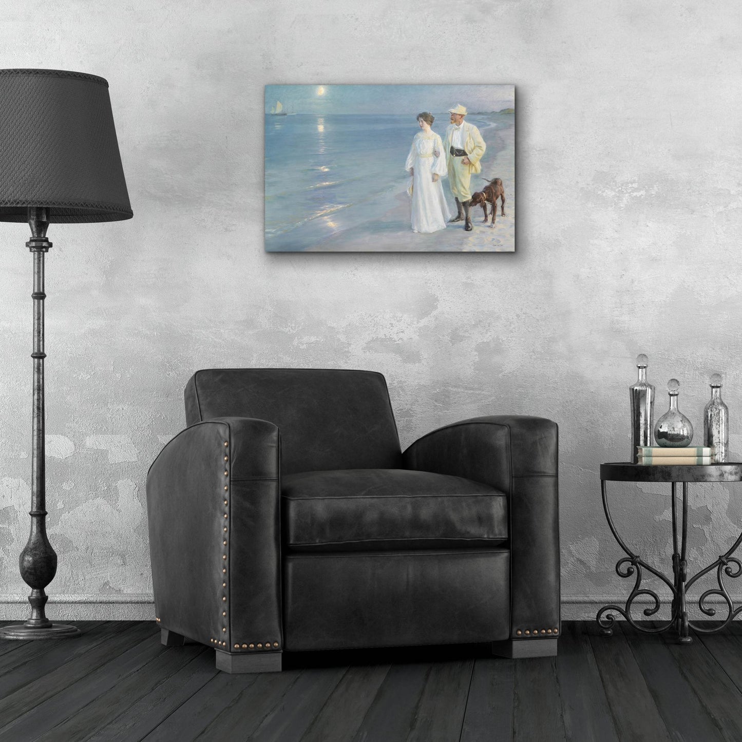 Epic Art 'Walk Along the Shore' by Stellar Design Studio, Acrylic Glass Wall Art,24x16