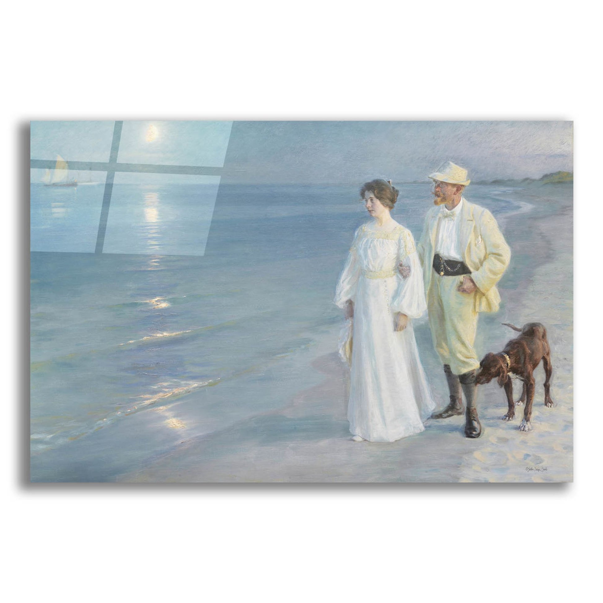 Epic Art 'Walk Along the Shore' by Stellar Design Studio, Acrylic Glass Wall Art,24x16