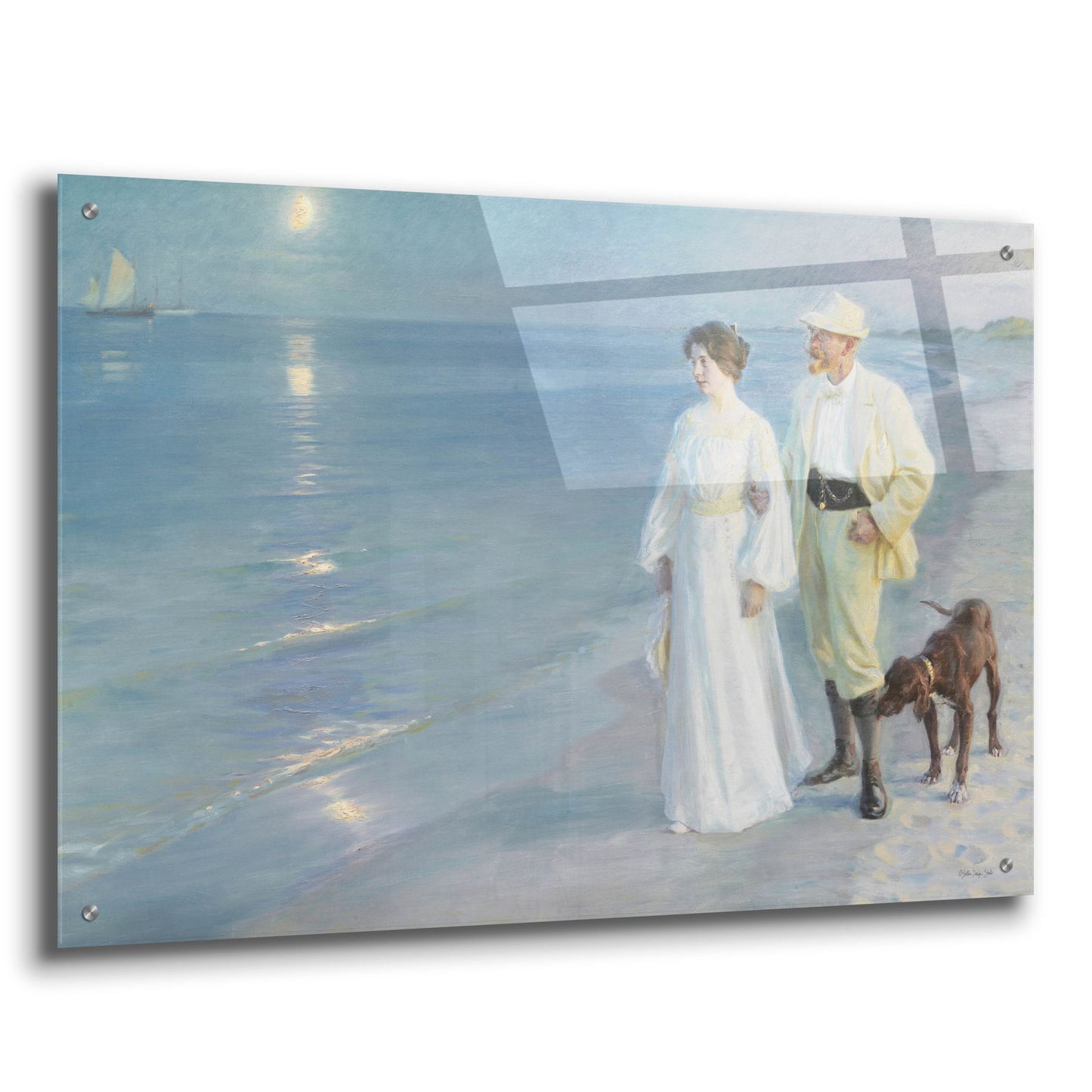 Epic Art 'Walk Along the Shore' by Stellar Design Studio, Acrylic Glass Wall Art,36x24