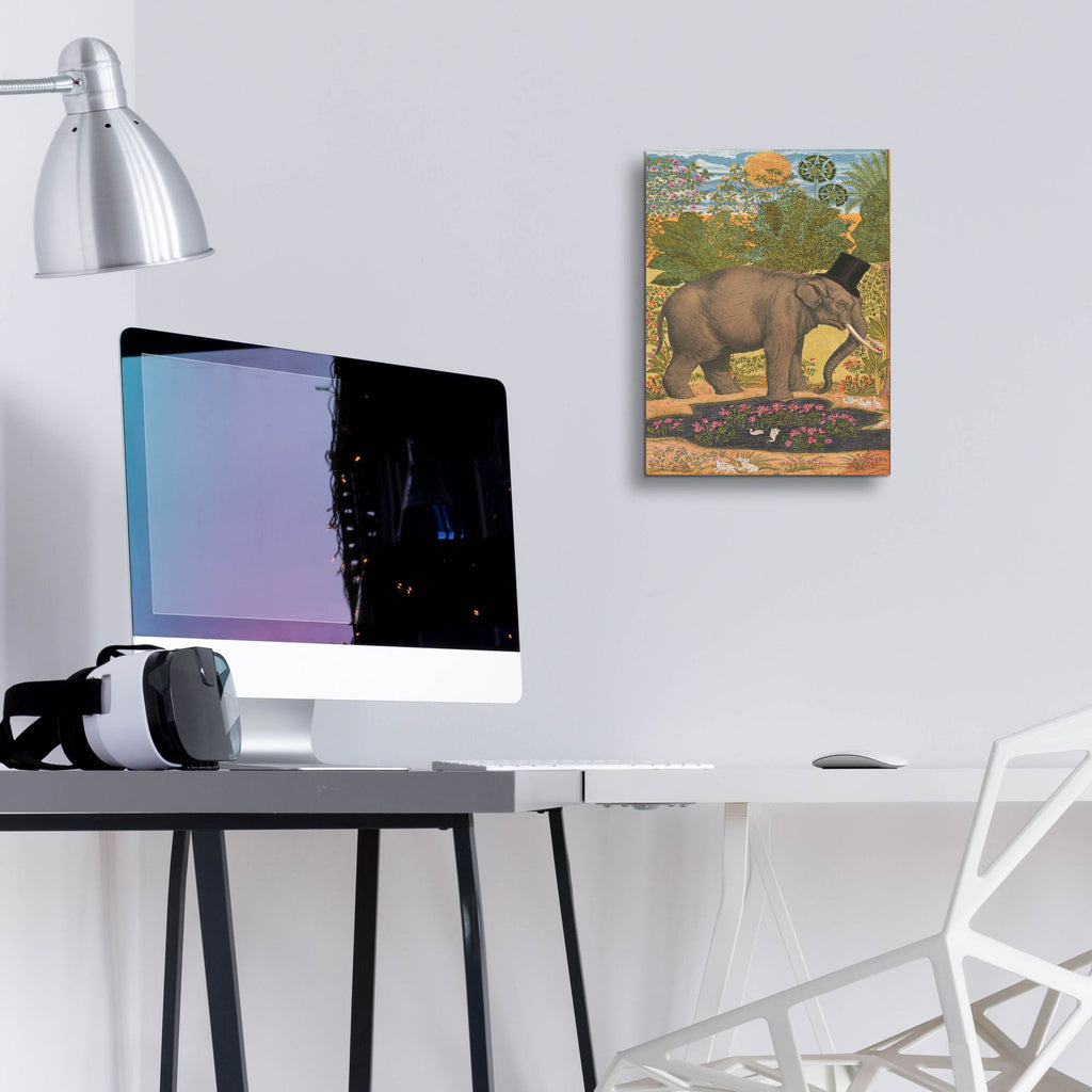 Epic Art 'Regal Elephant' by Stellar Design Studio, Acrylic Glass Wall Art,12x16