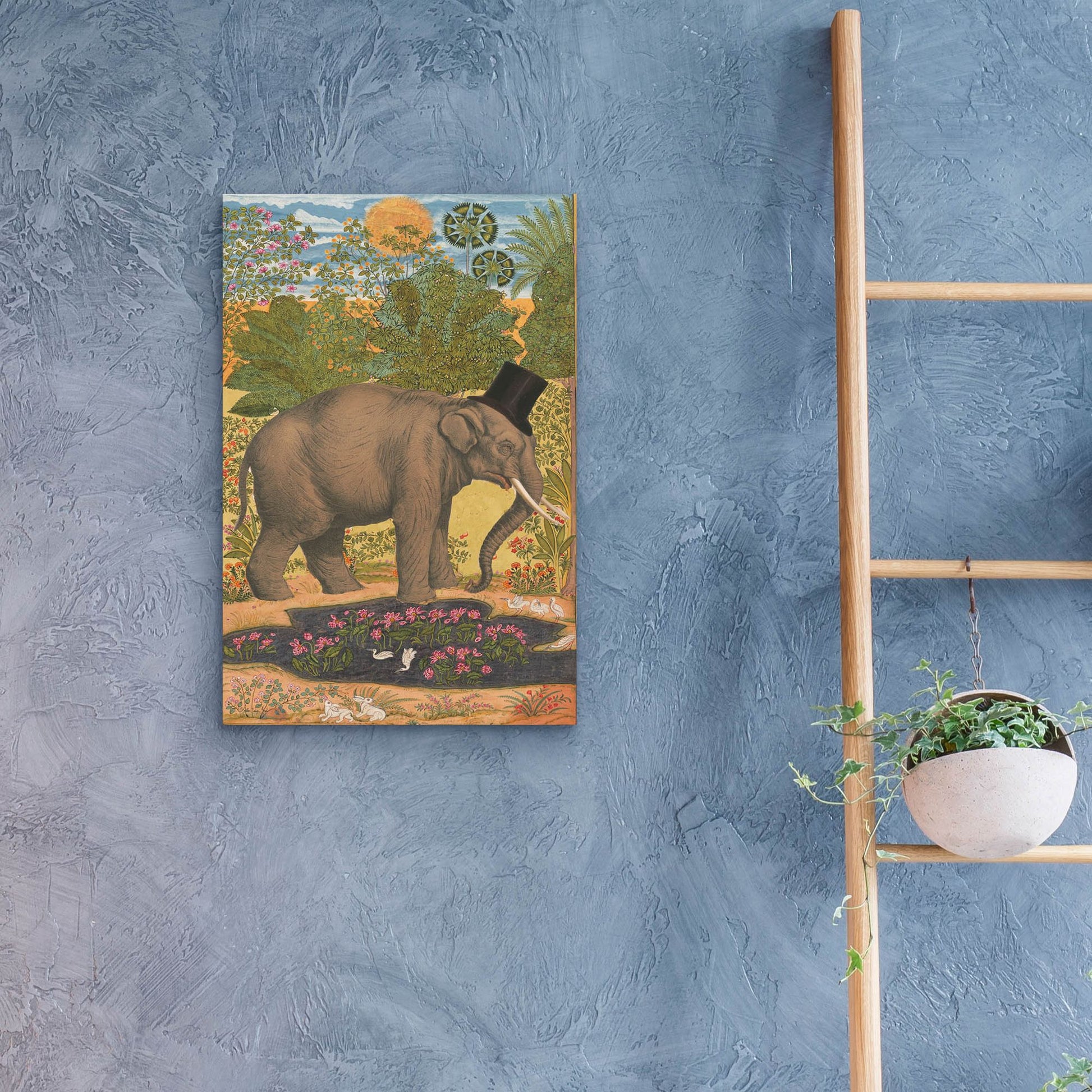 Epic Art 'Regal Elephant' by Stellar Design Studio, Acrylic Glass Wall Art,16x24