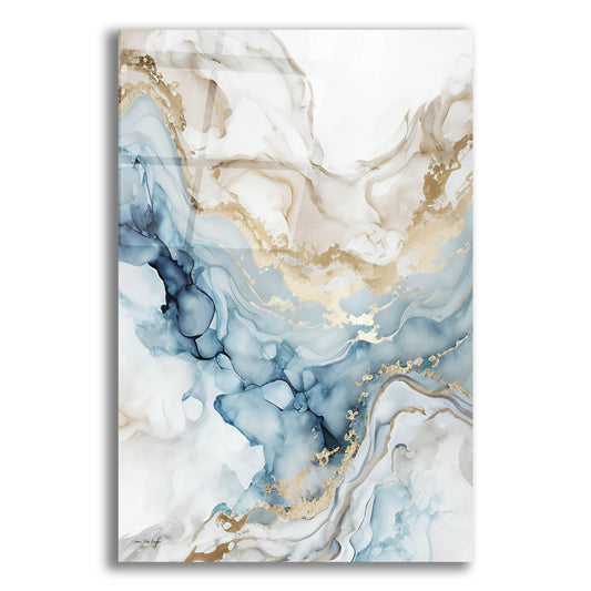 Epic Art 'Blue Art Marble' by Seven Trees Design, Acrylic Glass Wall Art