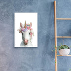 Epic Art 'The Mystic Unicorn' by Seven Trees Designs, Acrylic Glass Wall Art,16x24