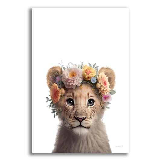 Epic Art 'Baby Lion' by Seven Trees Designs, Acrylic Glass Wall Art