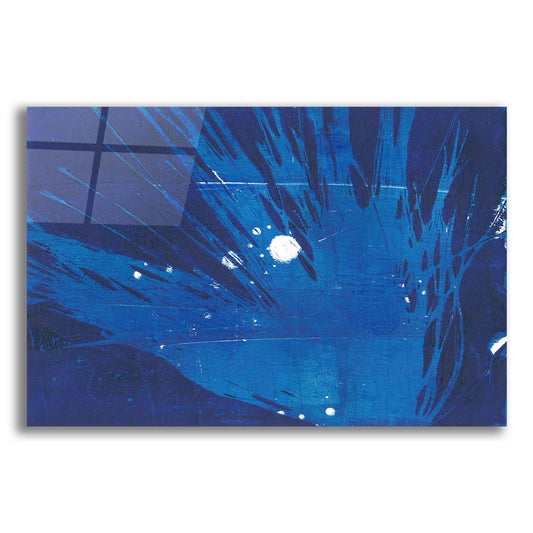 Epic Art 'Indigo Burst I' by Regina Moore, Acrylic Glass Wall Art