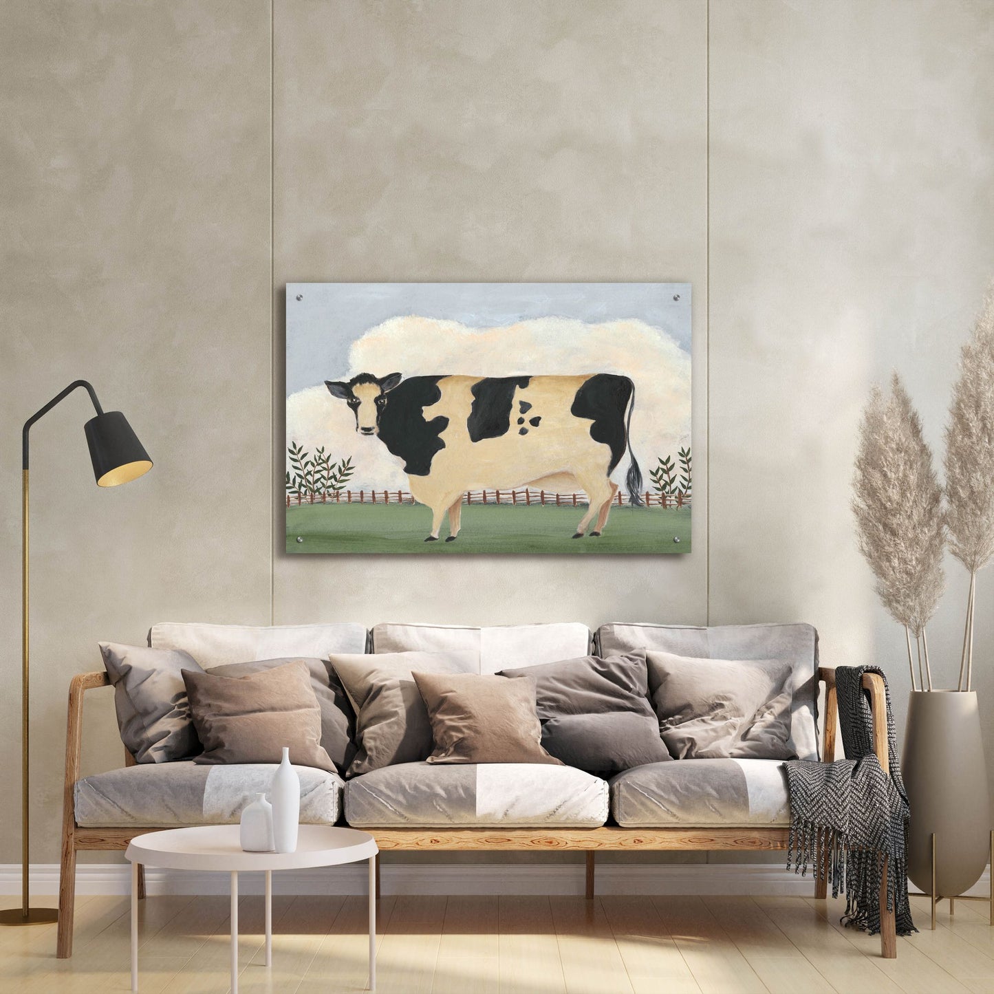 Epic Art 'Folk Farm II' by Regina Moore, Acrylic Glass Wall Art,36x24