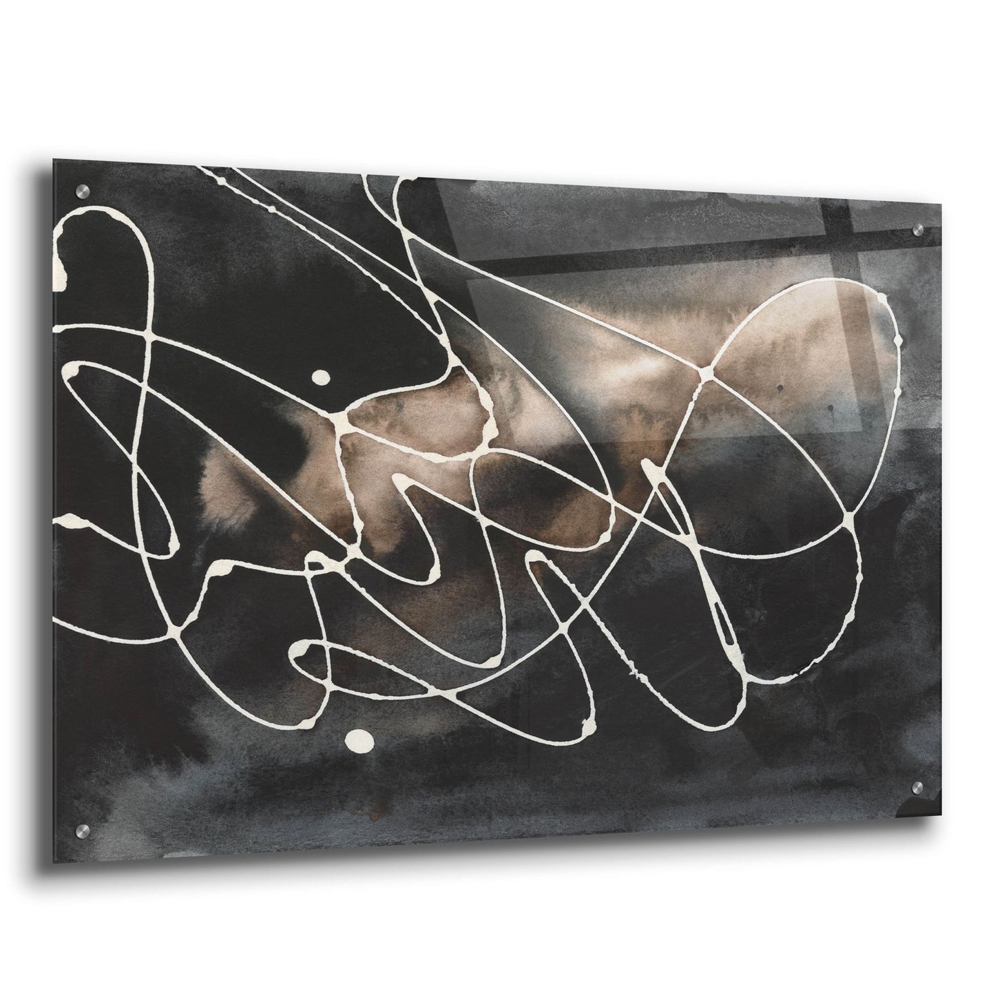 Epic Art 'Midnight Swirl III' by Regina Moore, Acrylic Glass Wall Art,36x24
