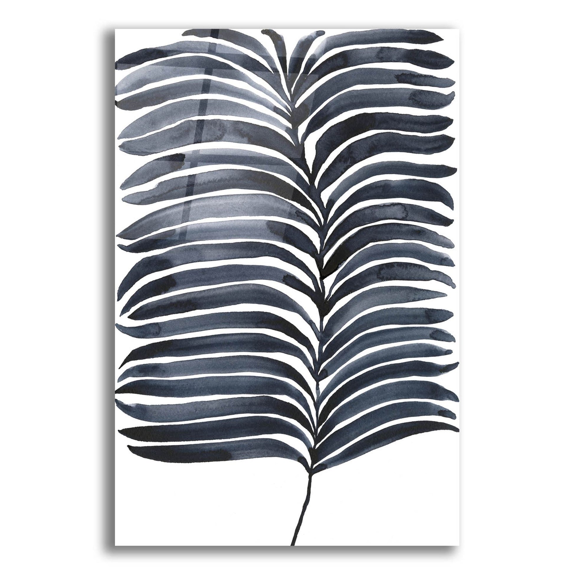 Epic Art 'Indigo Fronds I' by Regina Moore, Acrylic Glass Wall Art