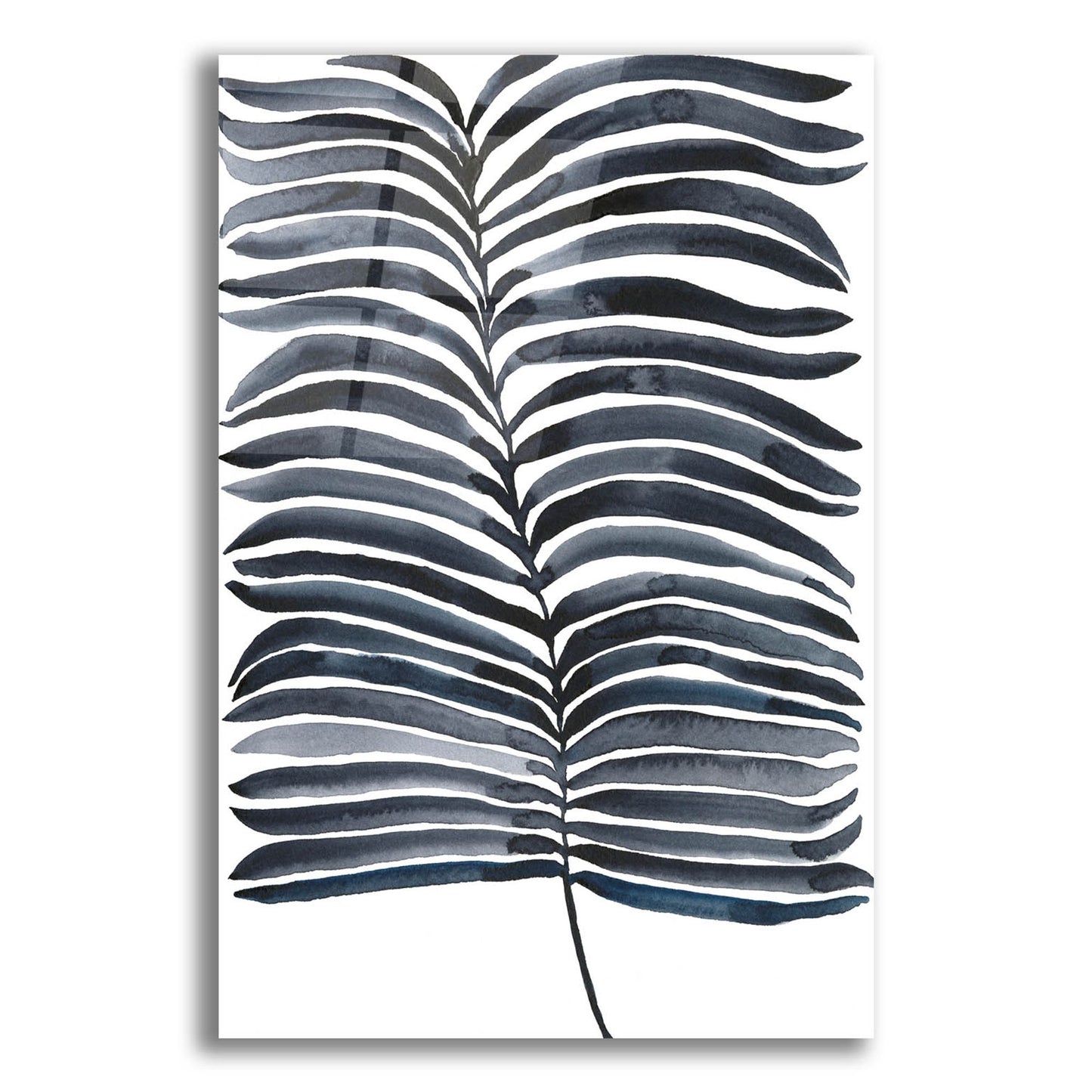 Epic Art 'Indigo Fronds II' by Regina Moore, Acrylic Glass Wall Art