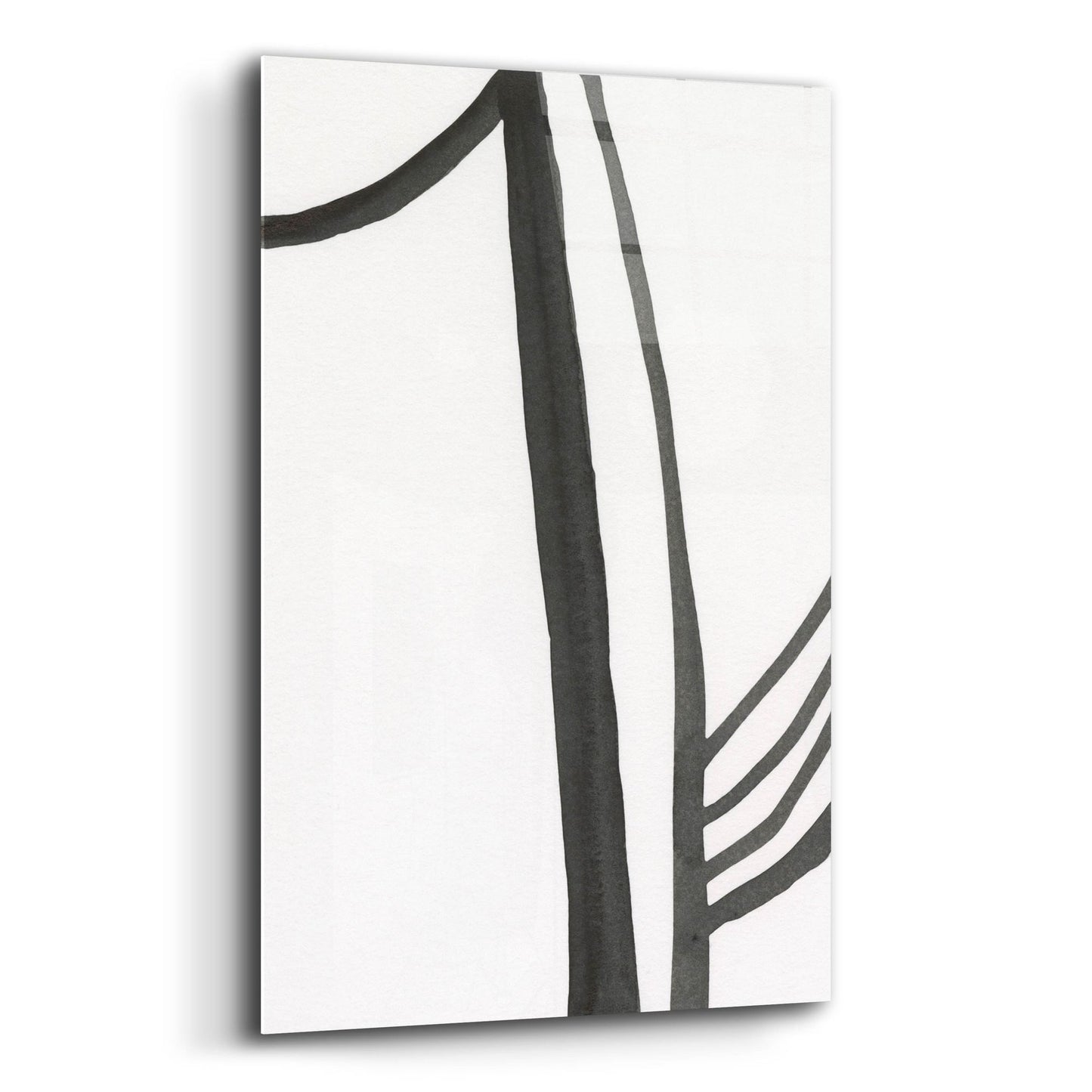 Epic Art 'Ink Lines I' by Regina Moore, Acrylic Glass Wall Art,12x16