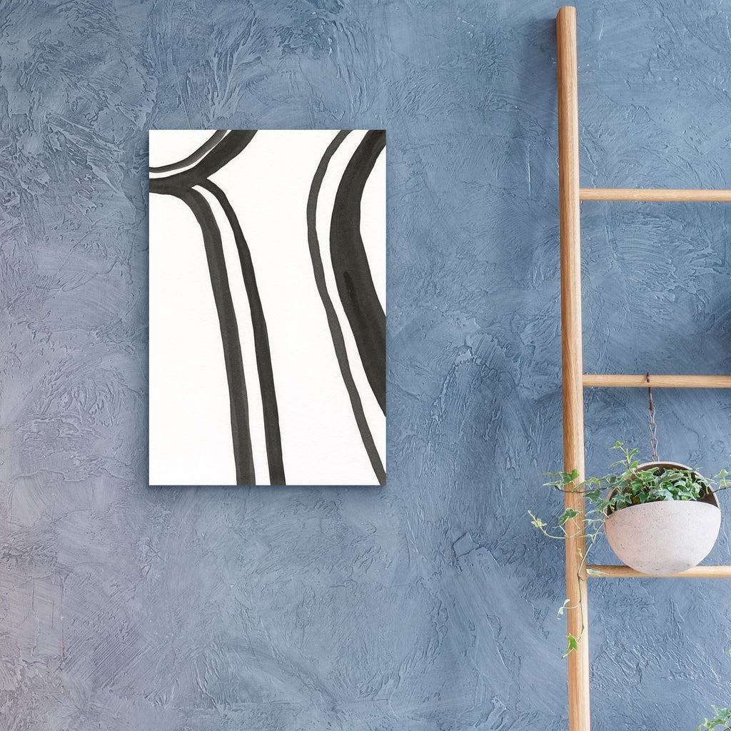 Epic Art 'Ink Lines II' by Regina Moore, Acrylic Glass Wall Art,16x24