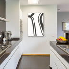 Epic Art 'Ink Lines II' by Regina Moore, Acrylic Glass Wall Art,24x36