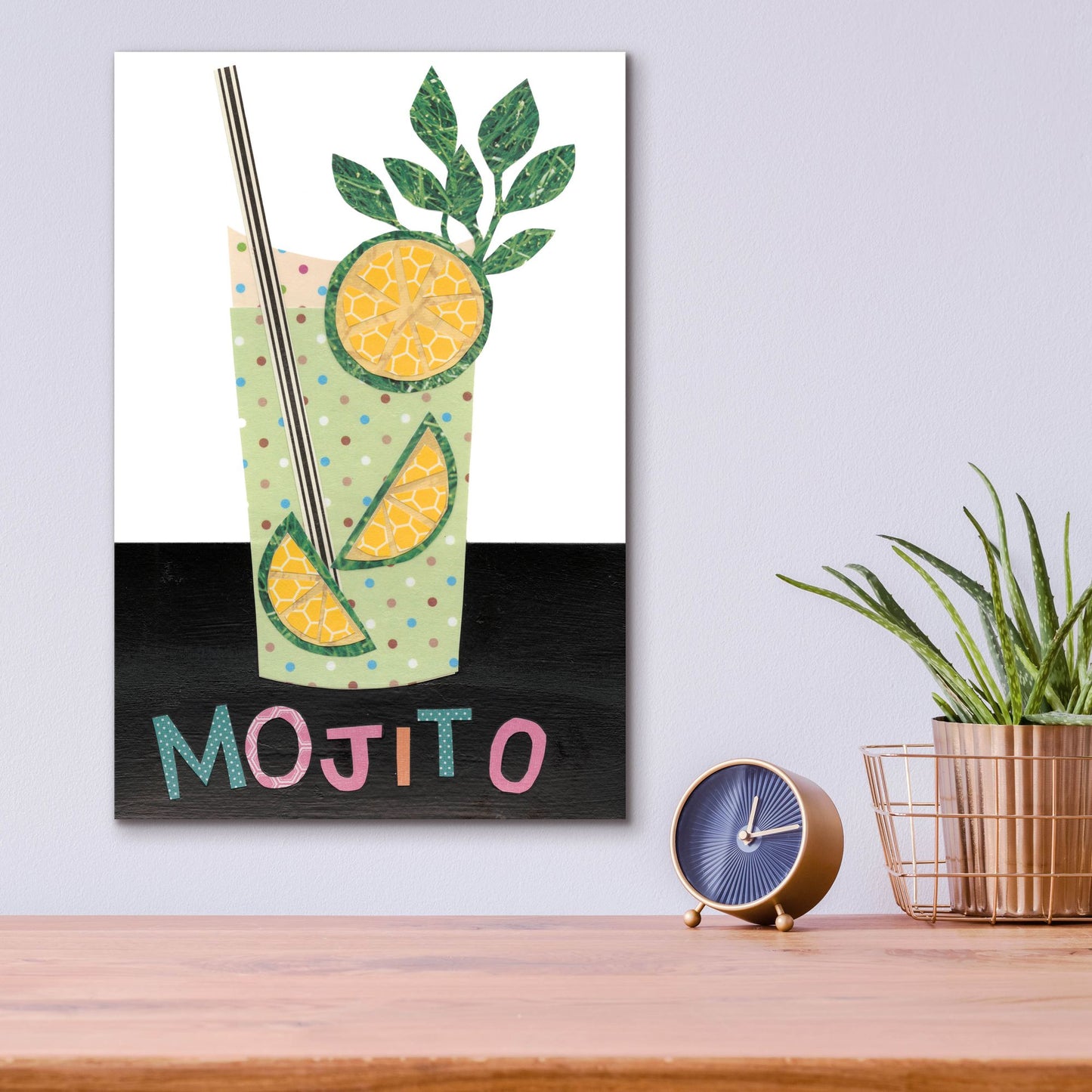 Epic Art 'Mix Me A Drink Collection B' by Regina Moore, Acrylic Glass Wall Art,12x16