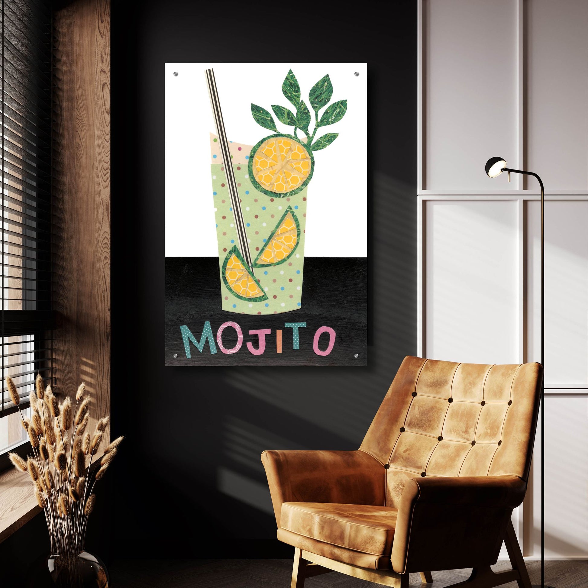 Epic Art 'Mix Me A Drink Collection B' by Regina Moore, Acrylic Glass Wall Art,24x36