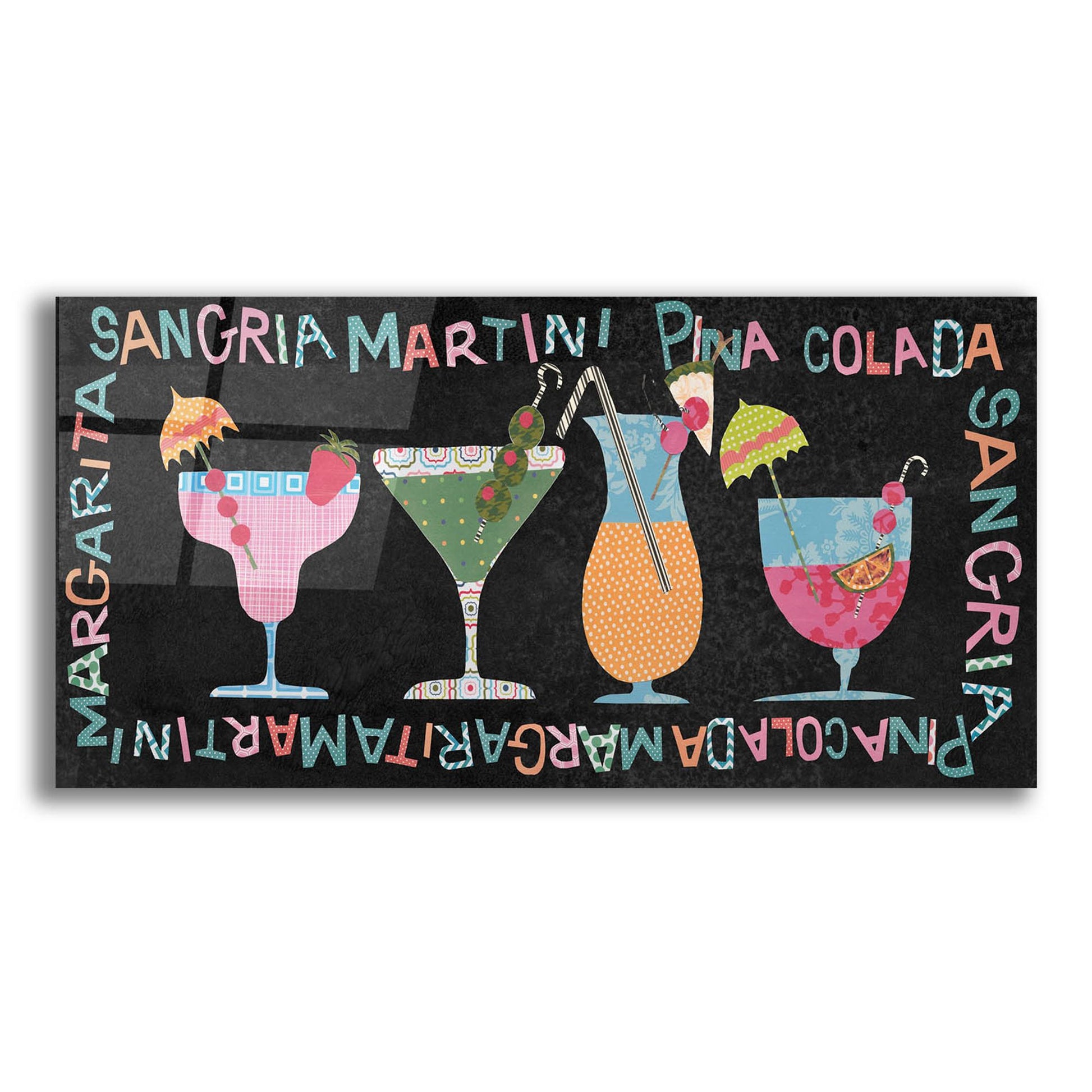 Epic Art 'Mix Me A Drink Collection D' by Regina Moore, Acrylic Glass Wall Art