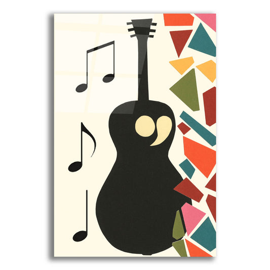 Epic Art 'Cut Paper Instruments Collection B' by Regina Moore, Acrylic Glass Wall Art