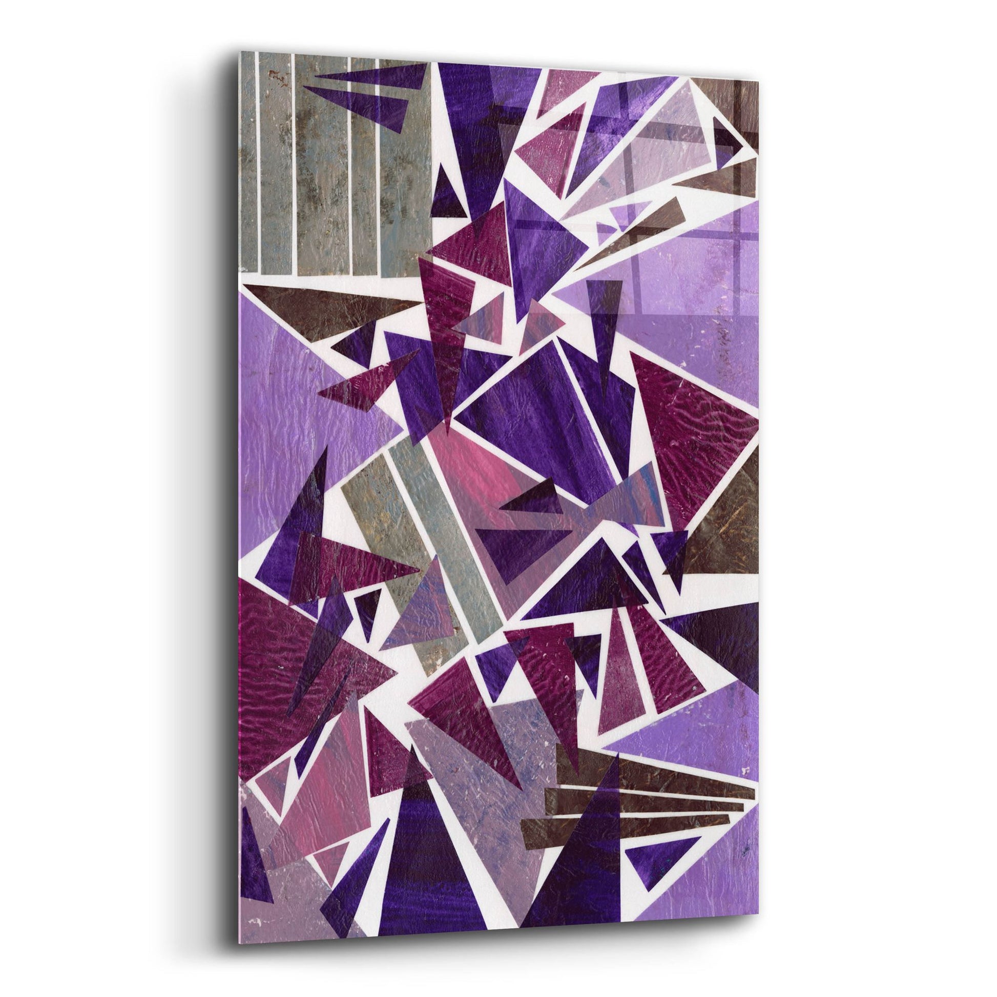 Epic Art 'Purple Dream I' by Regina Moore, Acrylic Glass Wall Art,12x16