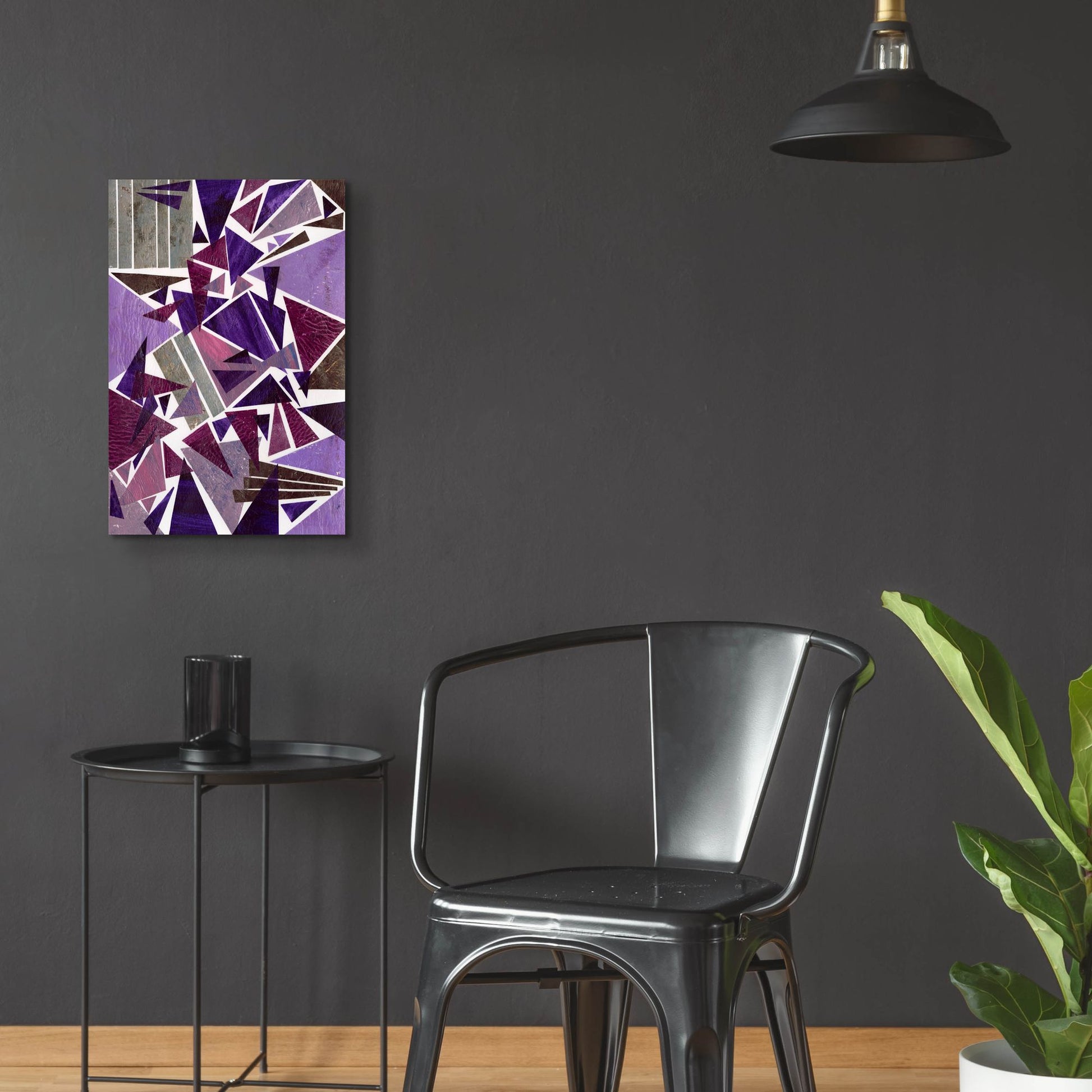 Epic Art 'Purple Dream I' by Regina Moore, Acrylic Glass Wall Art,16x24