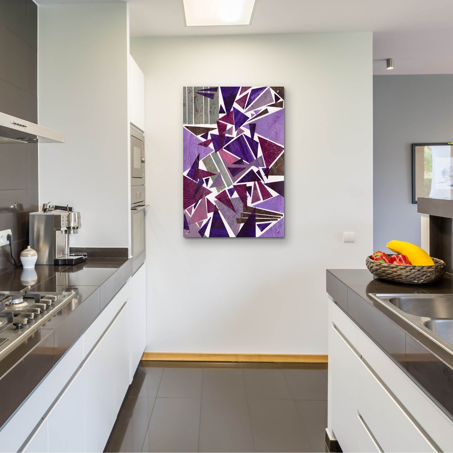 Epic Art 'Purple Dream I' by Regina Moore, Acrylic Glass Wall Art,24x36
