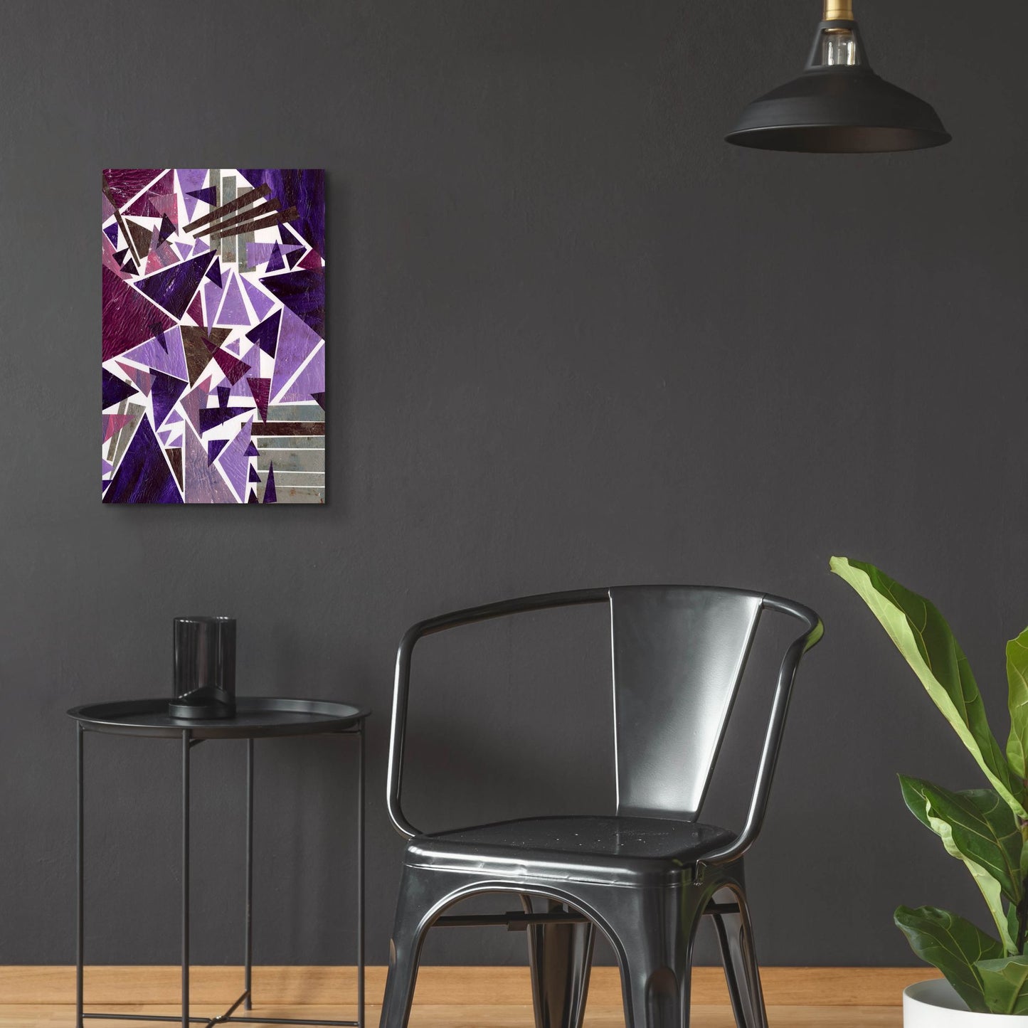 Epic Art 'Purple Dream II' by Regina Moore, Acrylic Glass Wall Art,16x24