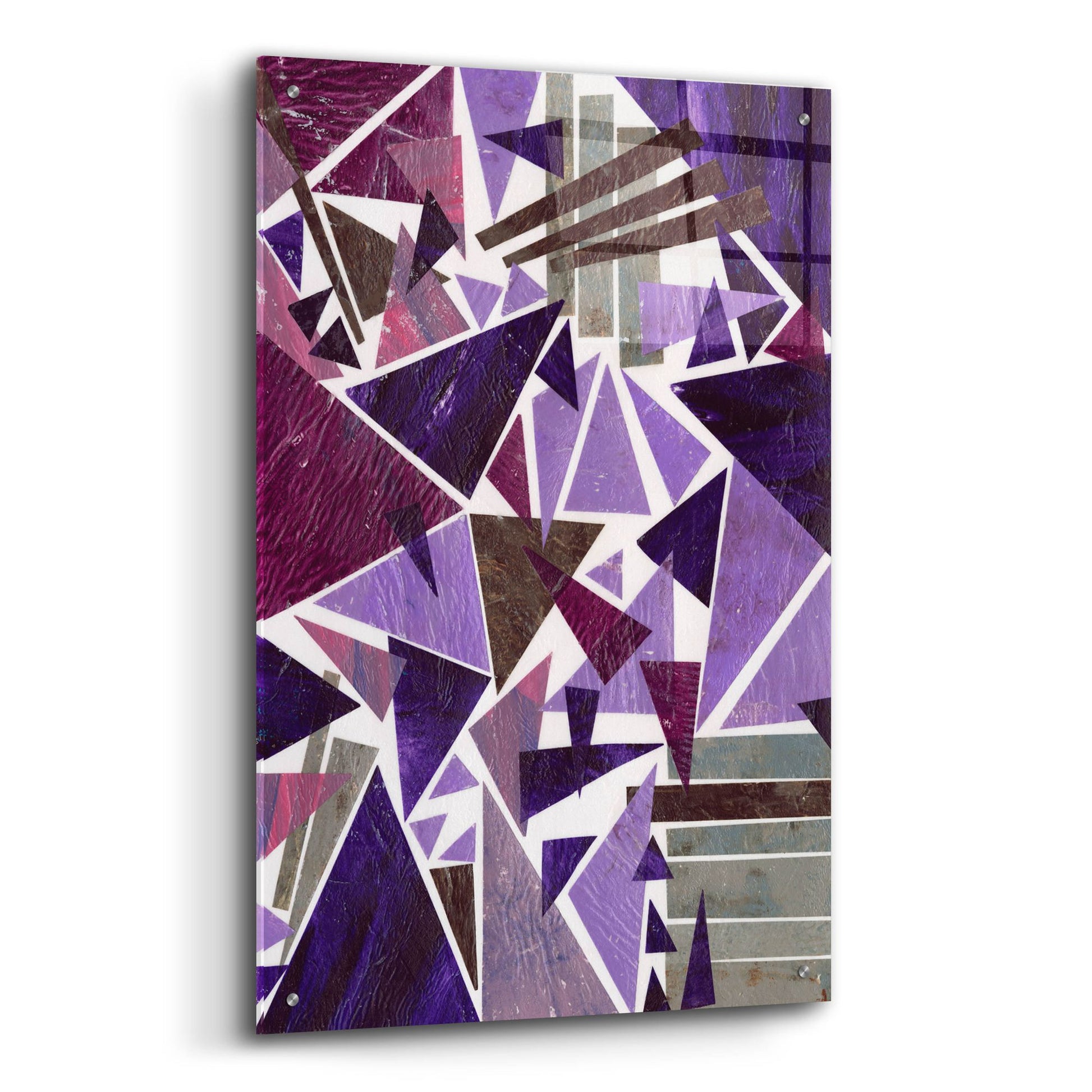 Epic Art 'Purple Dream II' by Regina Moore, Acrylic Glass Wall Art,24x36