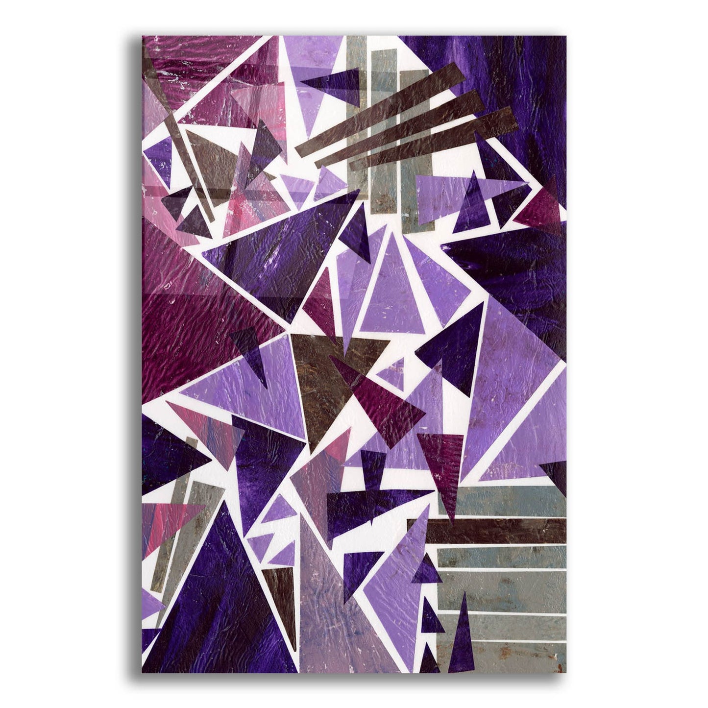 Epic Art 'Purple Dream II' by Regina Moore, Acrylic Glass Wall Art