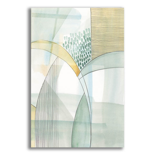 Epic Art 'Mint Reflection I' by Regina Moore, Acrylic Glass Wall Art